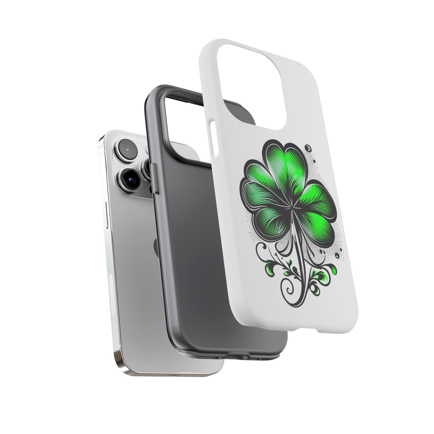 St. Patrick's Day Shamrock Phone Case - Tough & Stylish