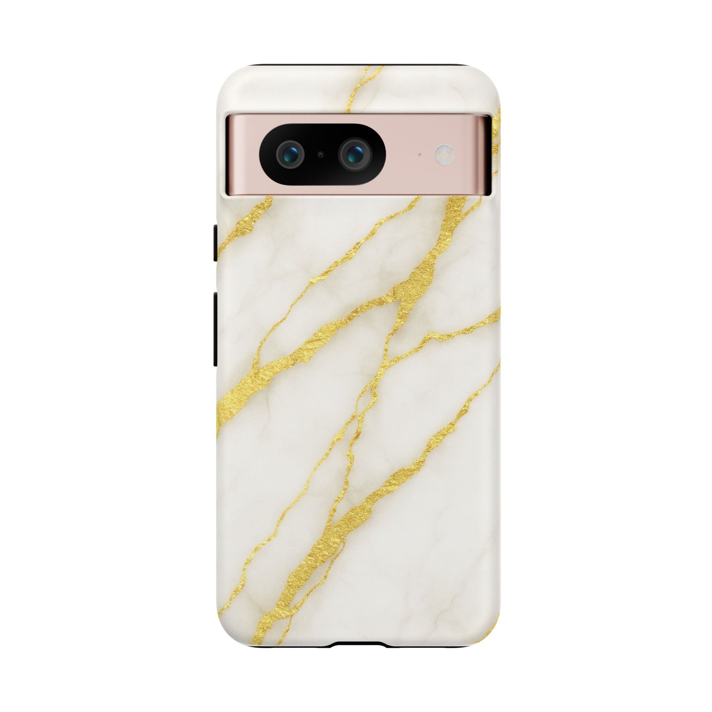 Luxury Marble Phone Case with Gold Accents