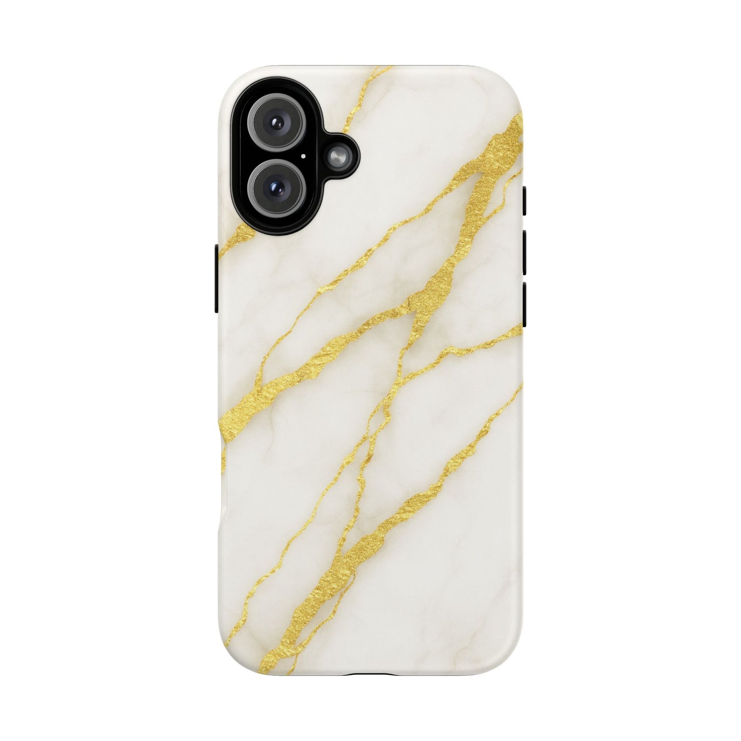 Luxury Marble Phone Case with Gold Accents