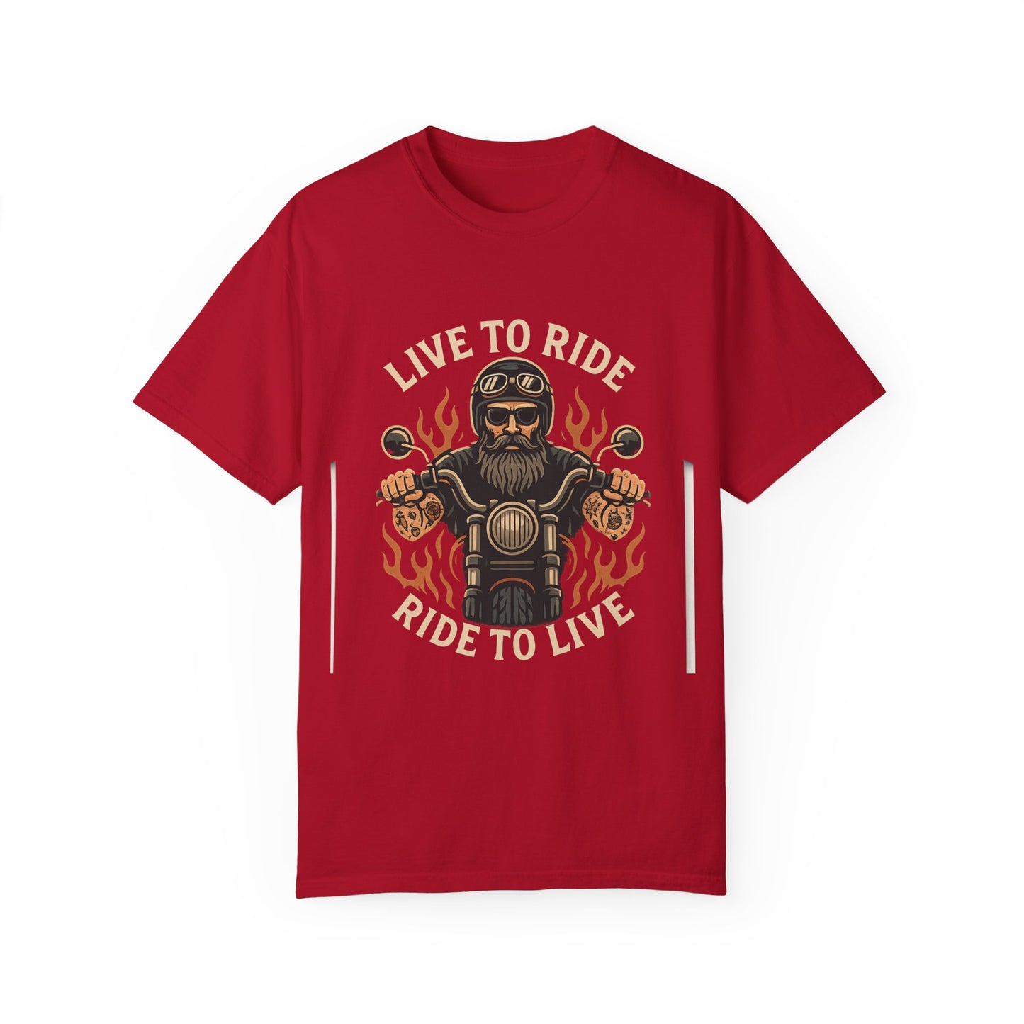 Live to Ride Graphic Unisex T-Shirt - Perfect for Bikers and Outdoors Enthusiasts