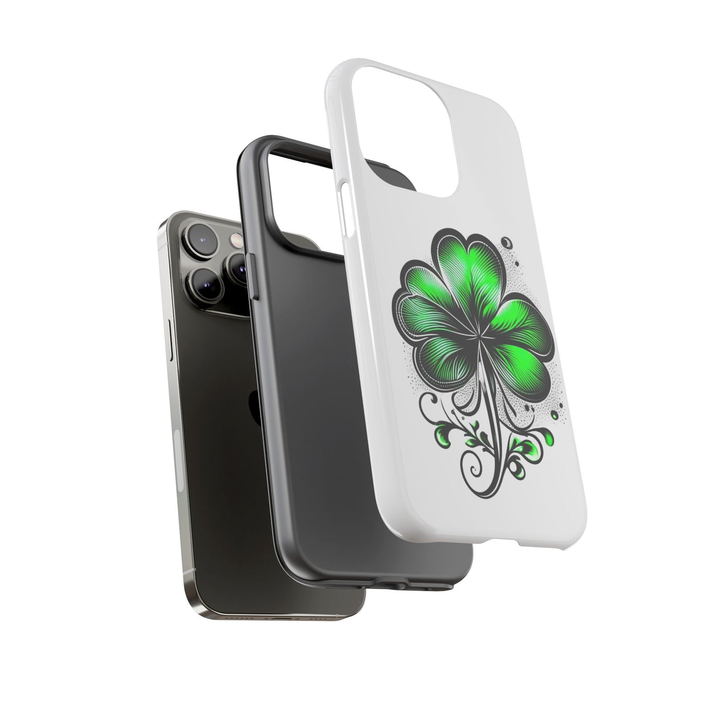 St. Patrick's Day Shamrock Phone Case - Tough & Stylish
