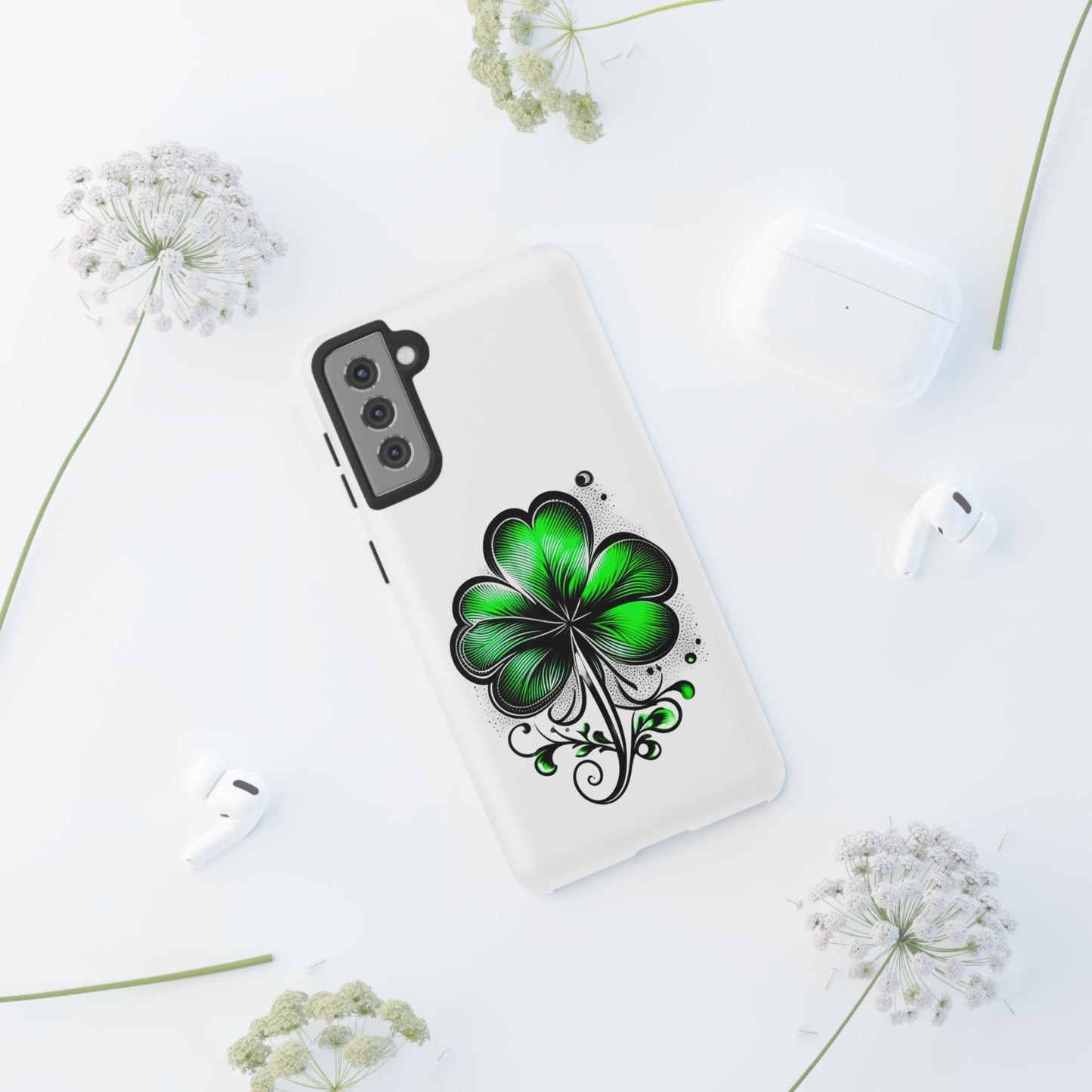 St. Patrick's Day Shamrock Phone Case - Tough & Stylish