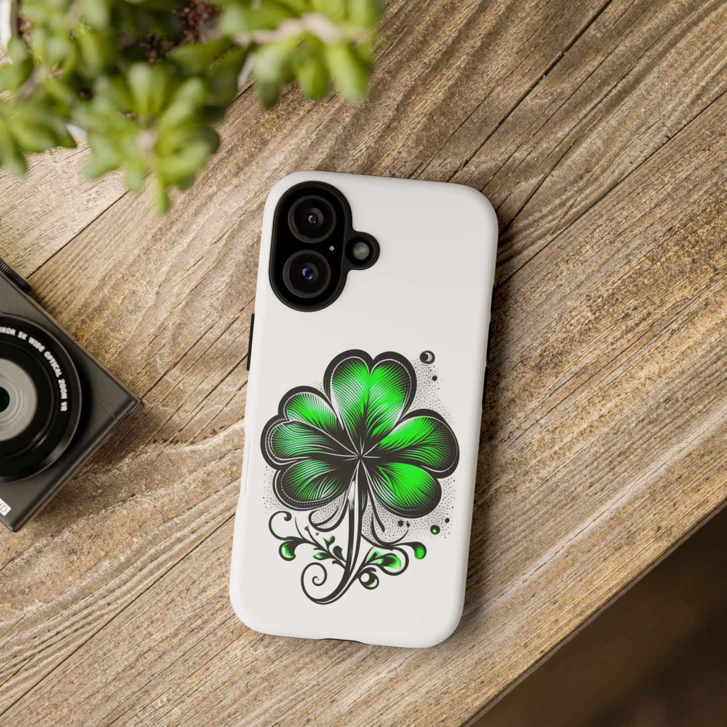 St. Patrick's Day Shamrock Phone Case - Tough & Stylish