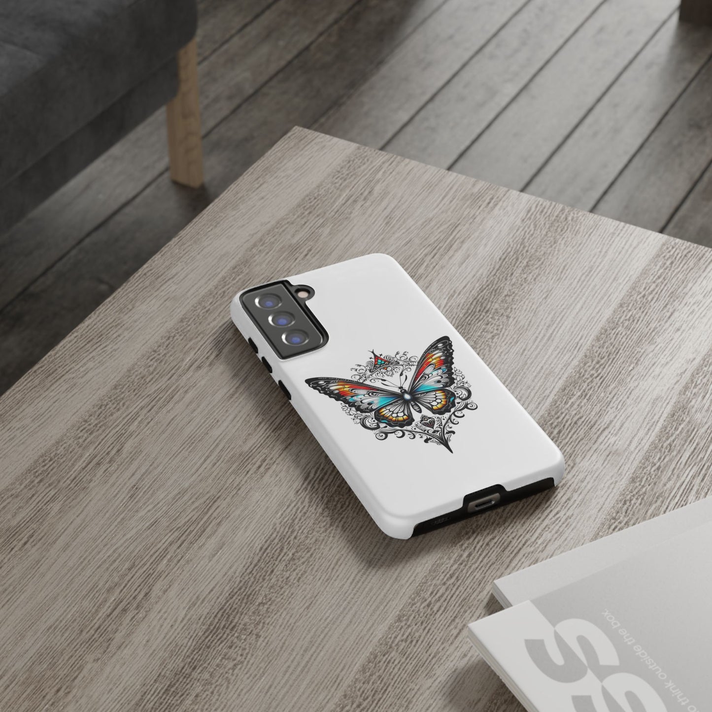 Butterfly Tough Case - Stylish Phone Protection