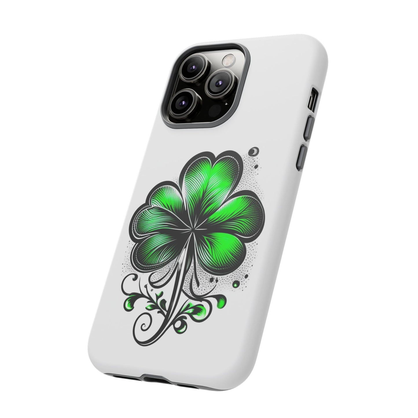 St. Patrick's Day Shamrock Phone Case - Tough & Stylish
