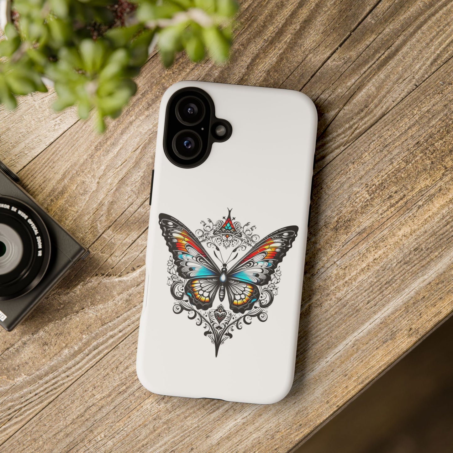 Butterfly Tough Case - Stylish Phone Protection