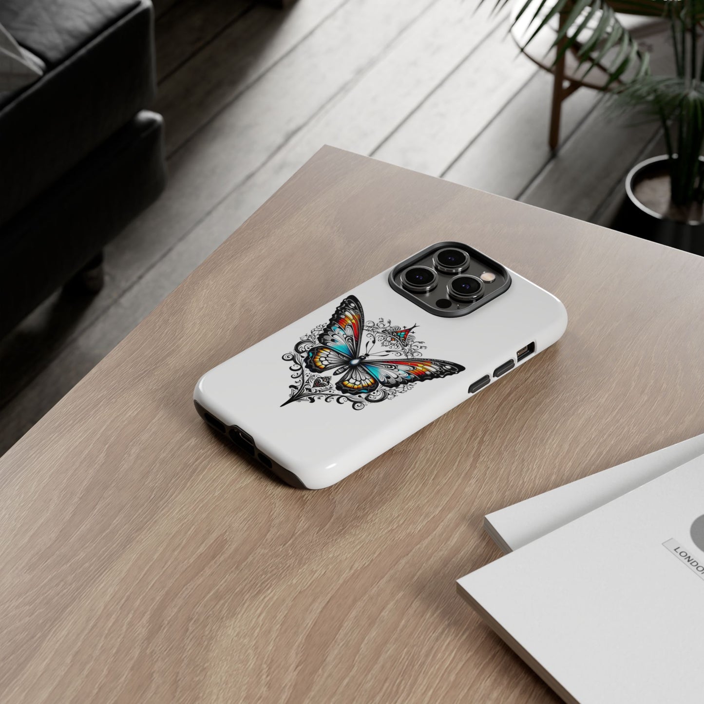 Butterfly Tough Case - Stylish Phone Protection