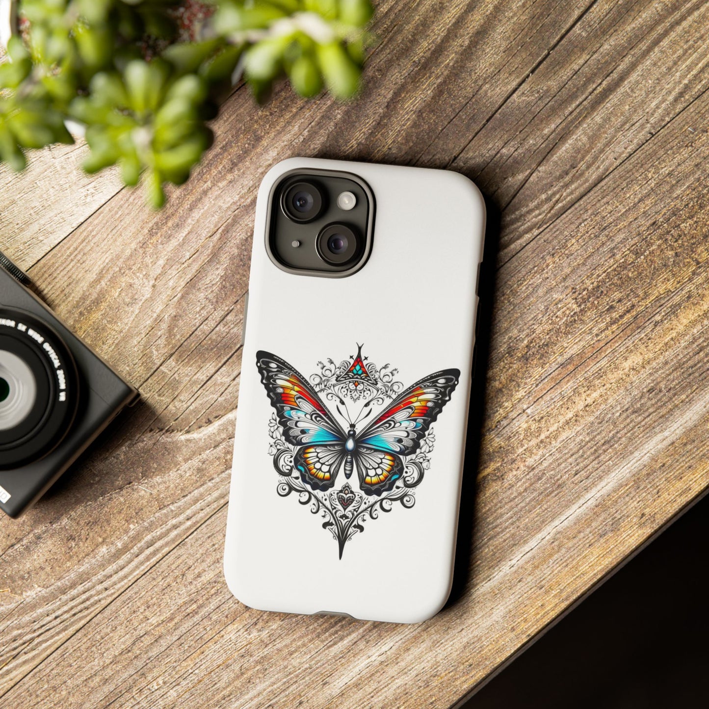 Butterfly Tough Case - Stylish Phone Protection
