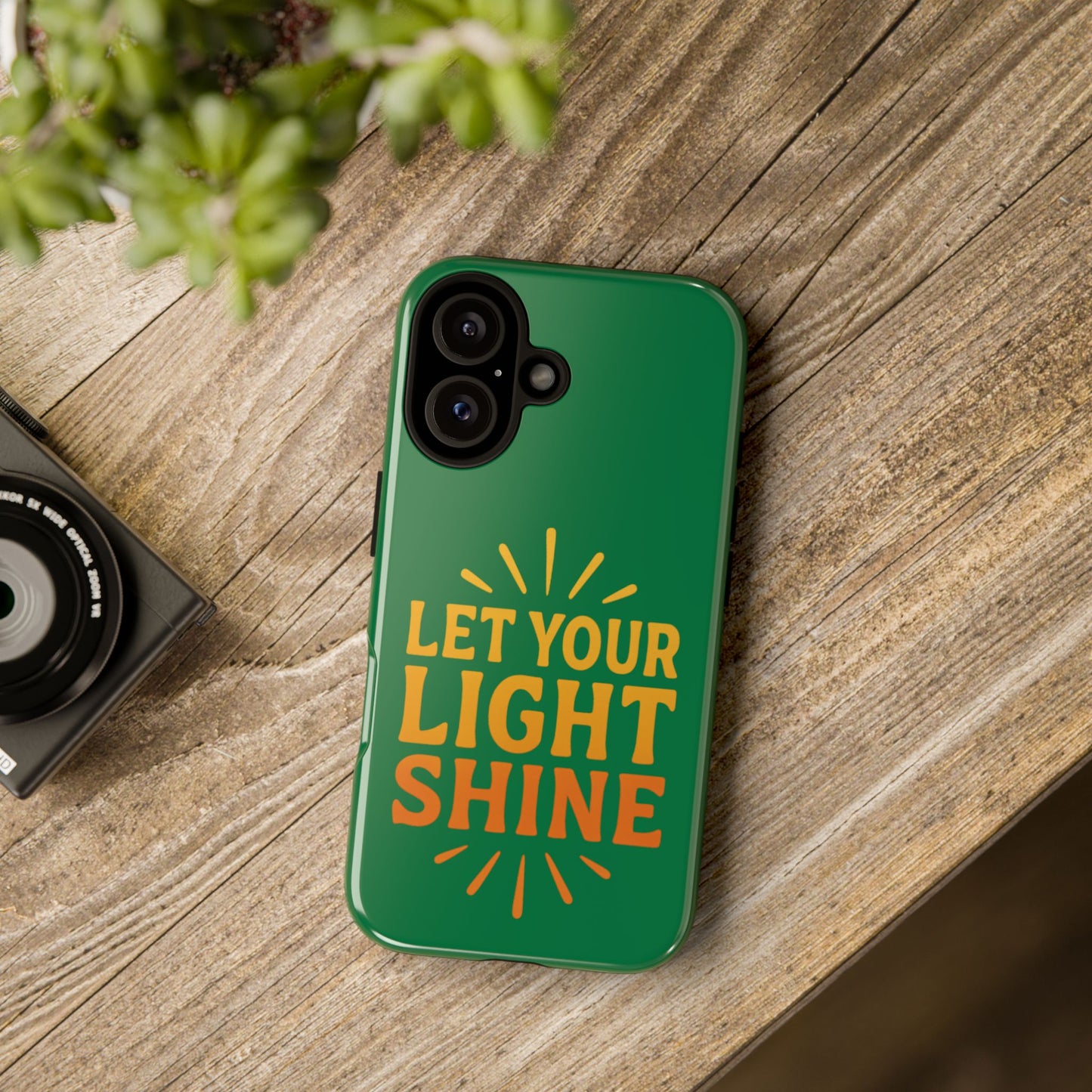 Inspirational Phone Case - 'Let Your Light Shine'