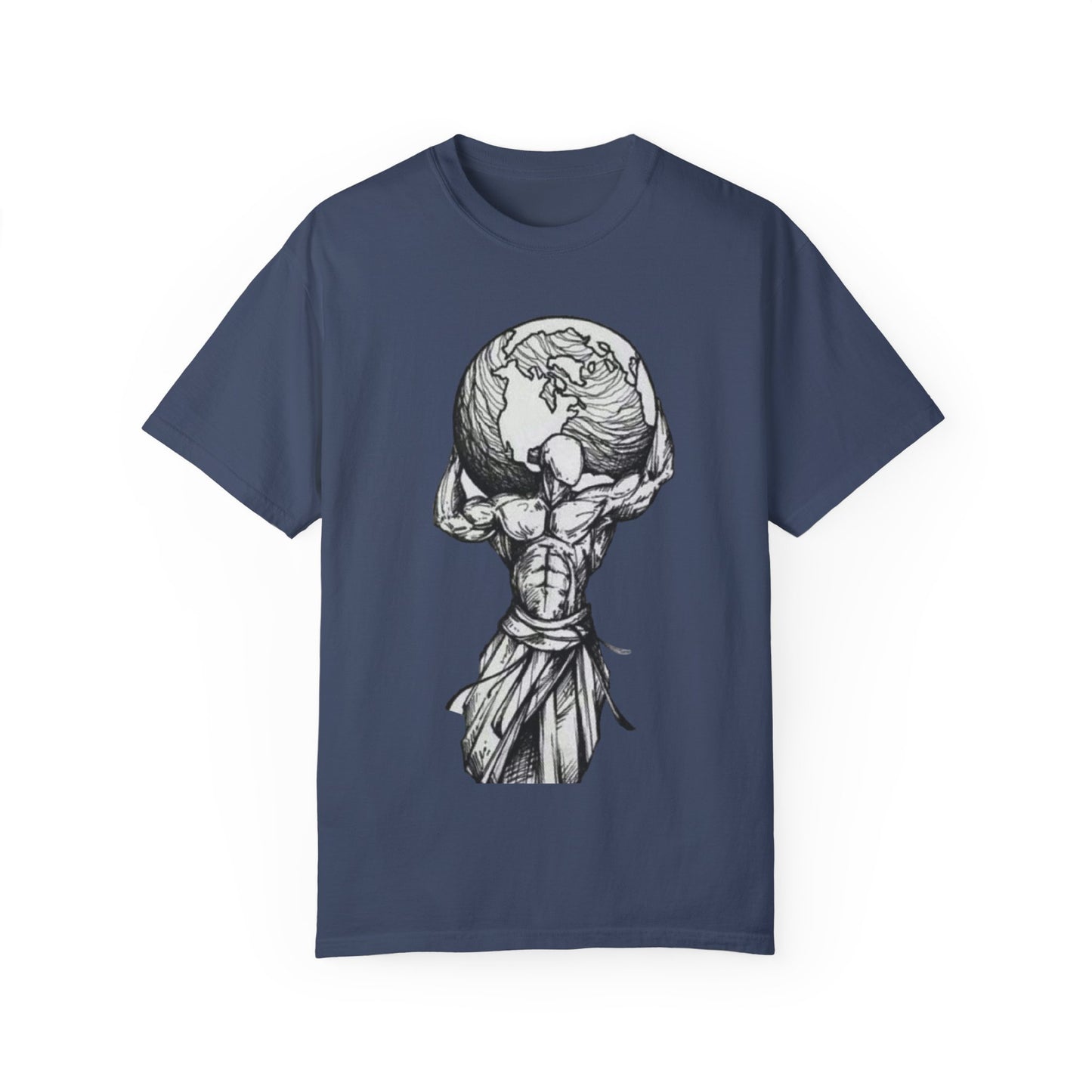 Atlas Earth Graphic Unisex T-Shirt - Comfortable Casual Wear for Nature Lovers