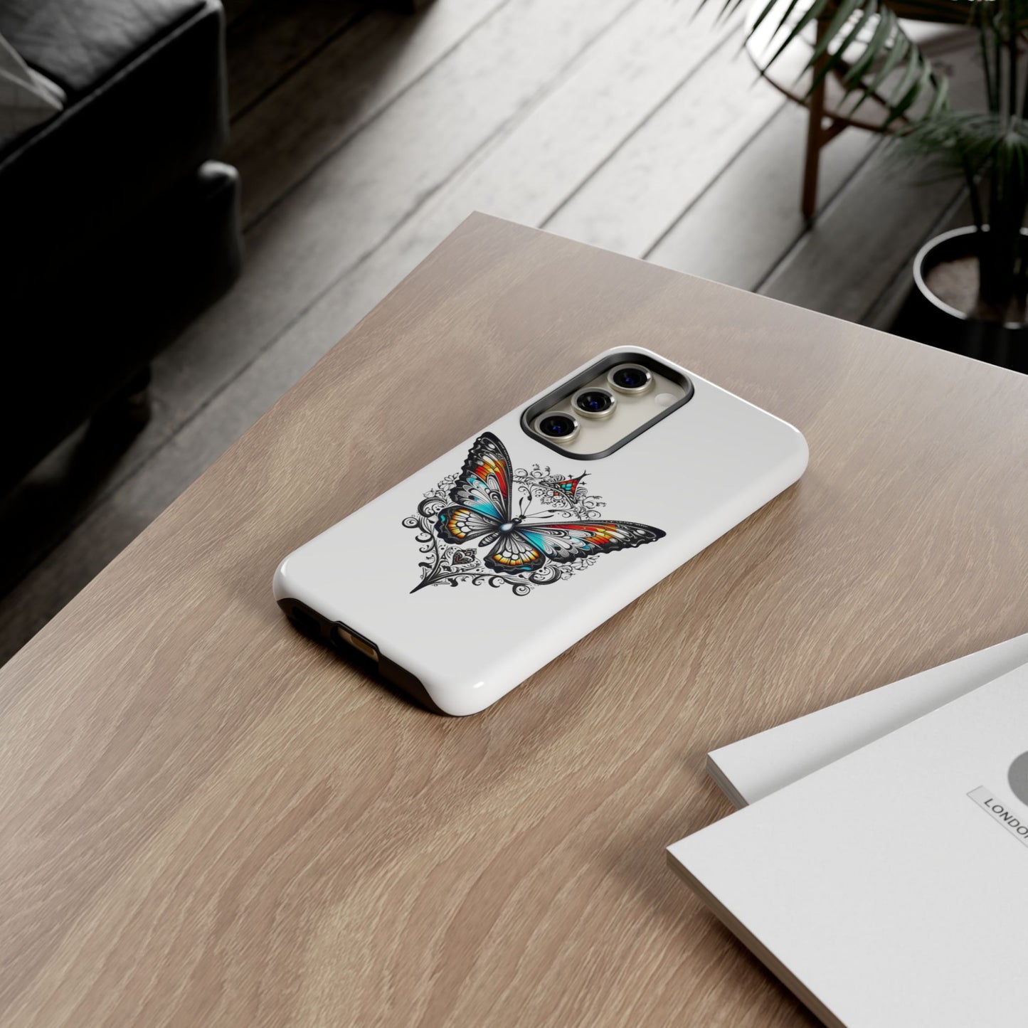 Butterfly Tough Case - Stylish Phone Protection