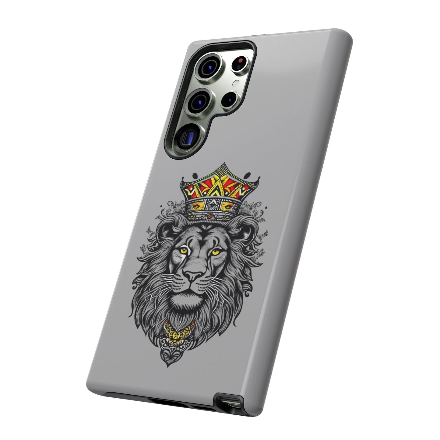 Lion King Phone Case - Tough Cases with Royal Crown Design