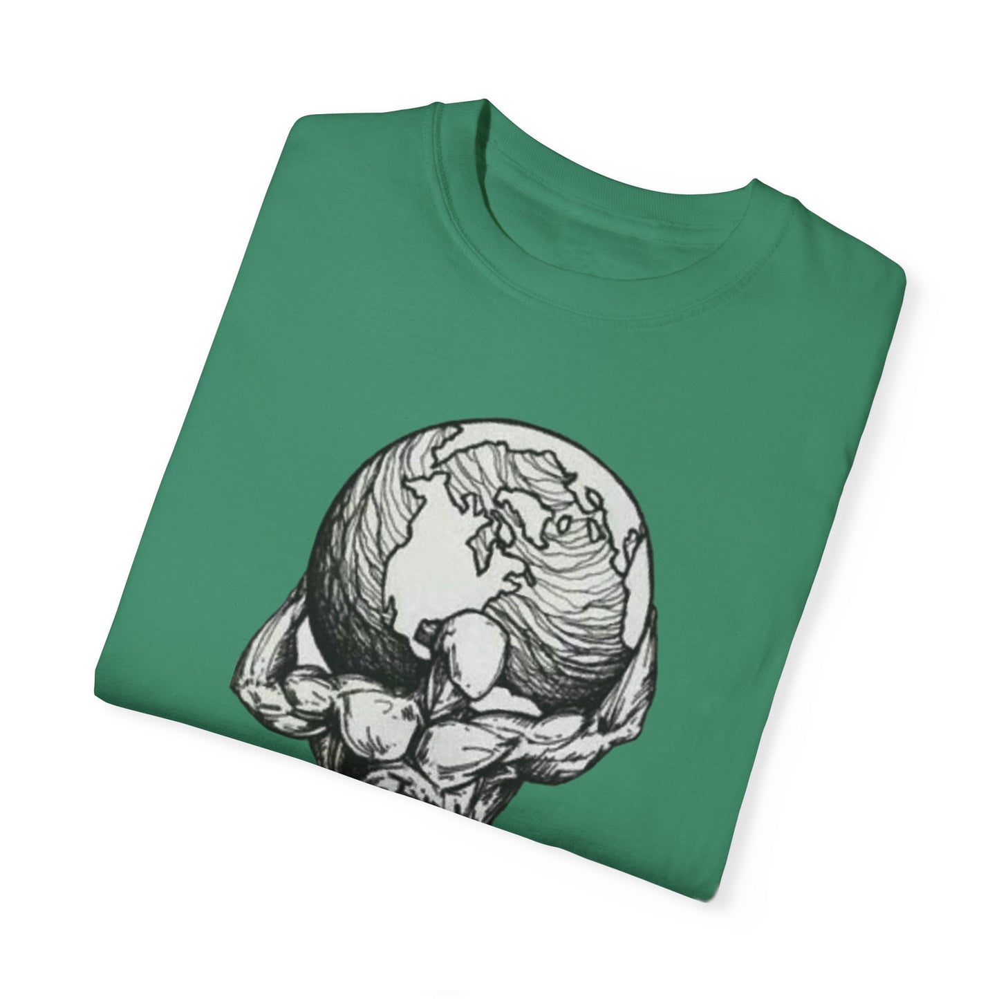 Atlas Earth Graphic Unisex T-Shirt - Comfortable Casual Wear for Nature Lovers