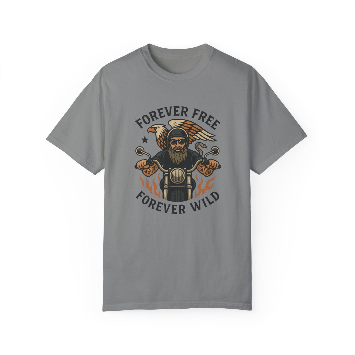 Forever Free Wild Unisex Garment-Dyed T-Shirt