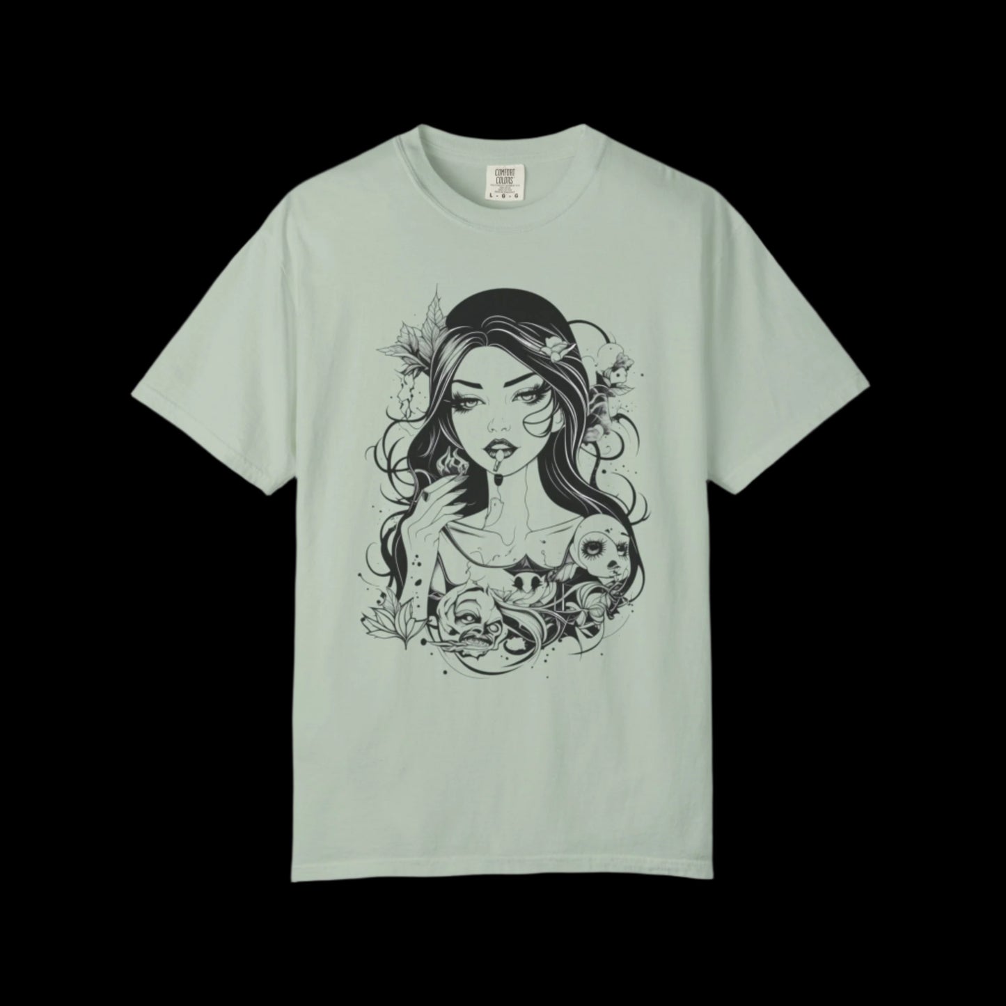 Edgy Graphic T-Shirt, Vintage Style, Boho Chic Art, Unique Gift for Her, Festival Fashion, Summer Vibes, Casual Wear