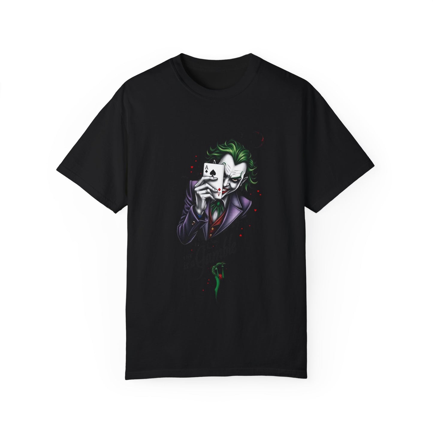 "Joker T-Shirt – Bold Graphic Tee for DC Comics & Supervillain Fans"
