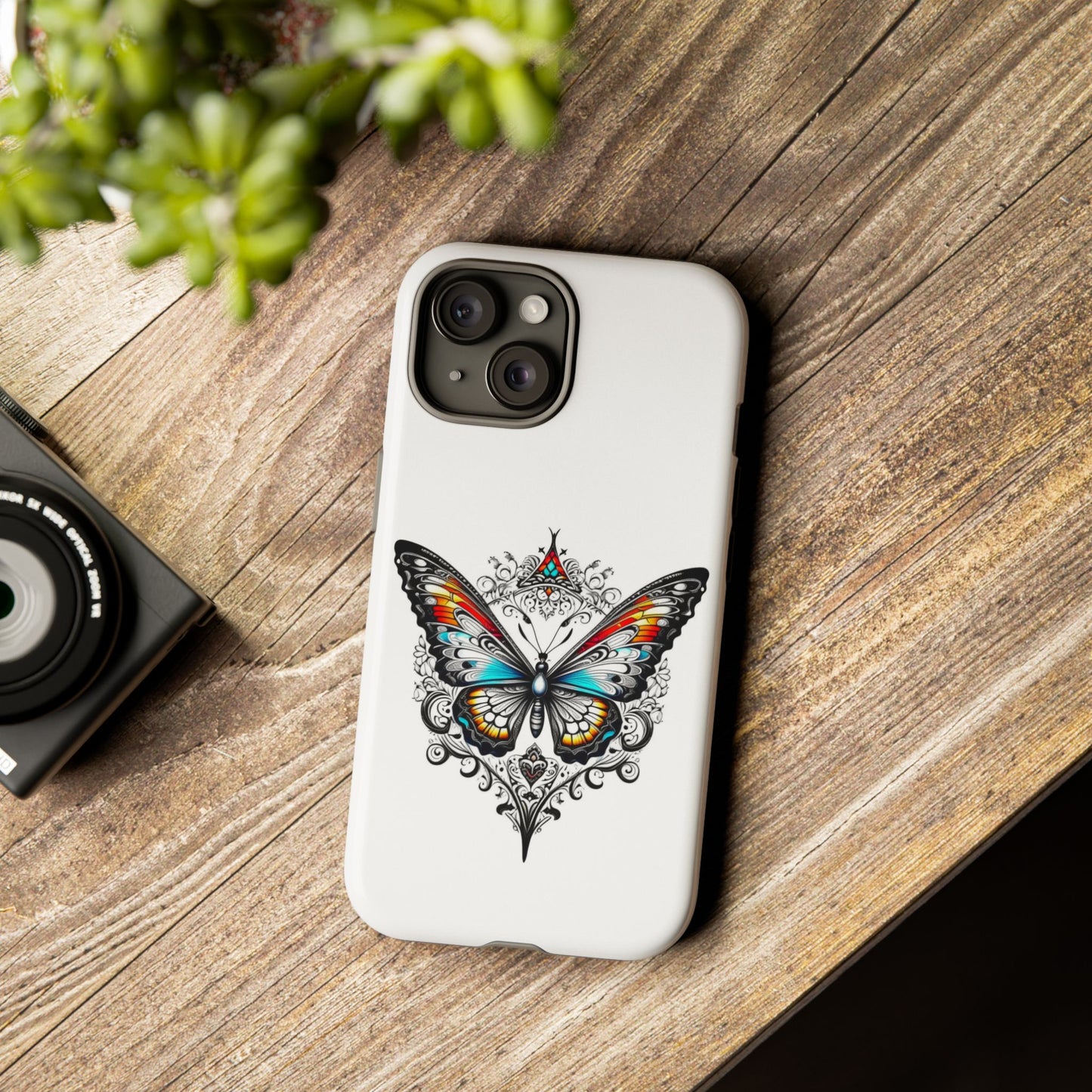 Butterfly Tough Case - Stylish Phone Protection