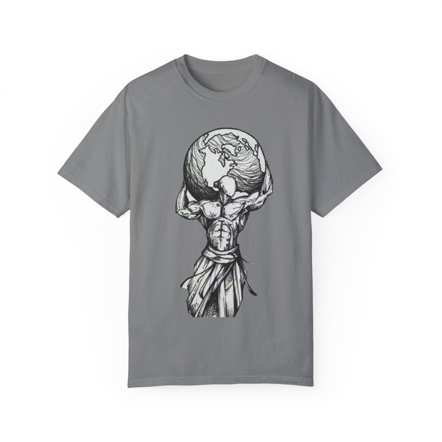 Atlas Earth Graphic Unisex T-Shirt - Comfortable Casual Wear for Nature Lovers