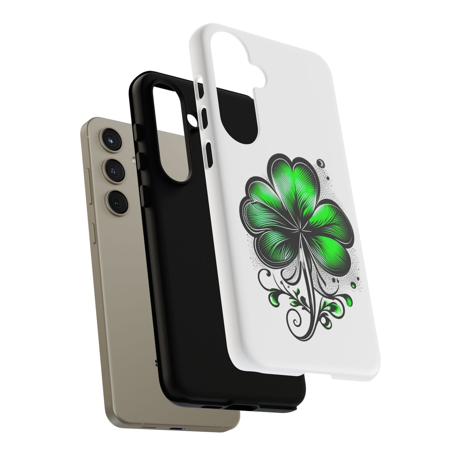 St. Patrick's Day Shamrock Phone Case - Tough & Stylish