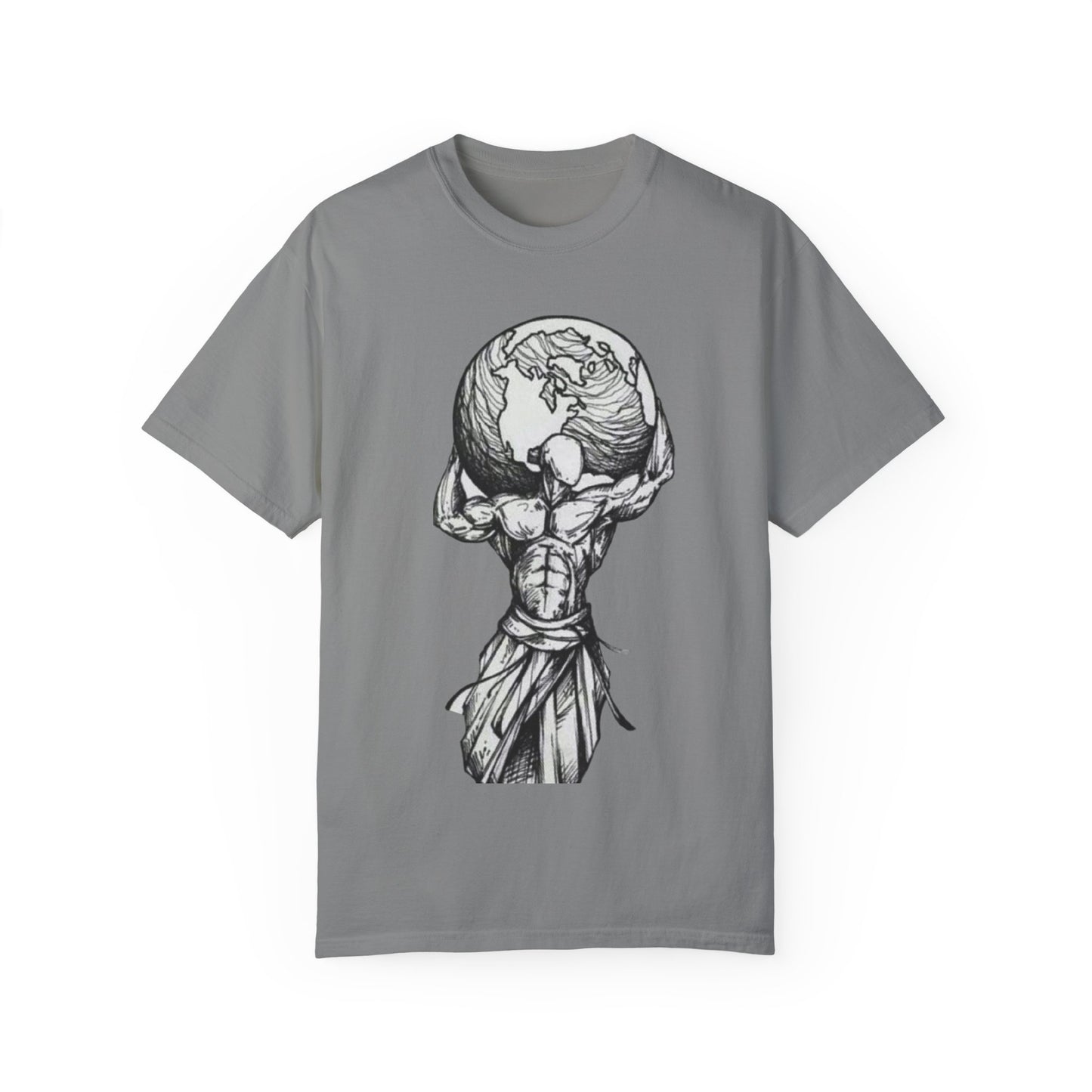Atlas Earth Graphic Unisex T-Shirt - Comfortable Casual Wear for Nature Lovers