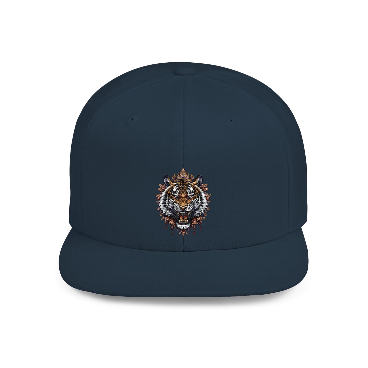 Flat Bill Snapback-Traditional tiger