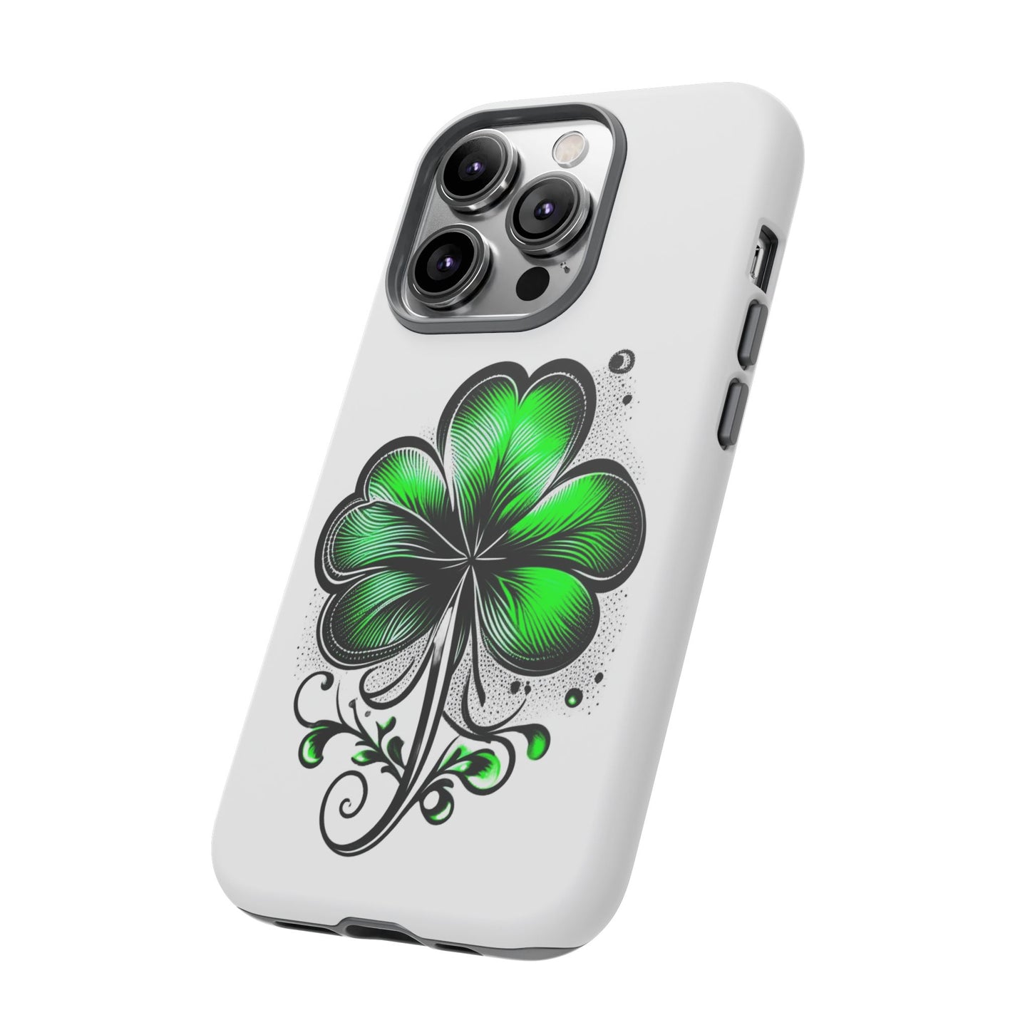 St. Patrick's Day Shamrock Phone Case - Tough & Stylish