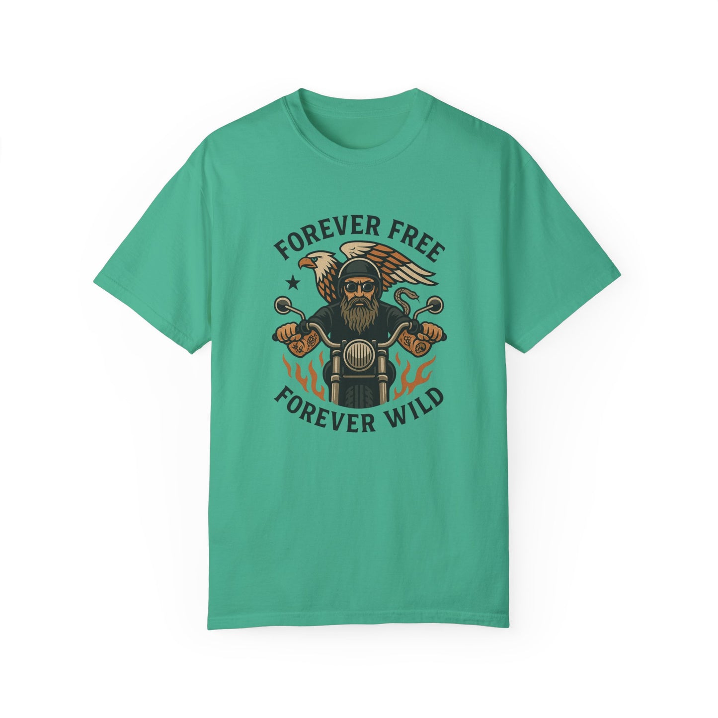 Forever Free Wild Unisex Garment-Dyed T-Shirt