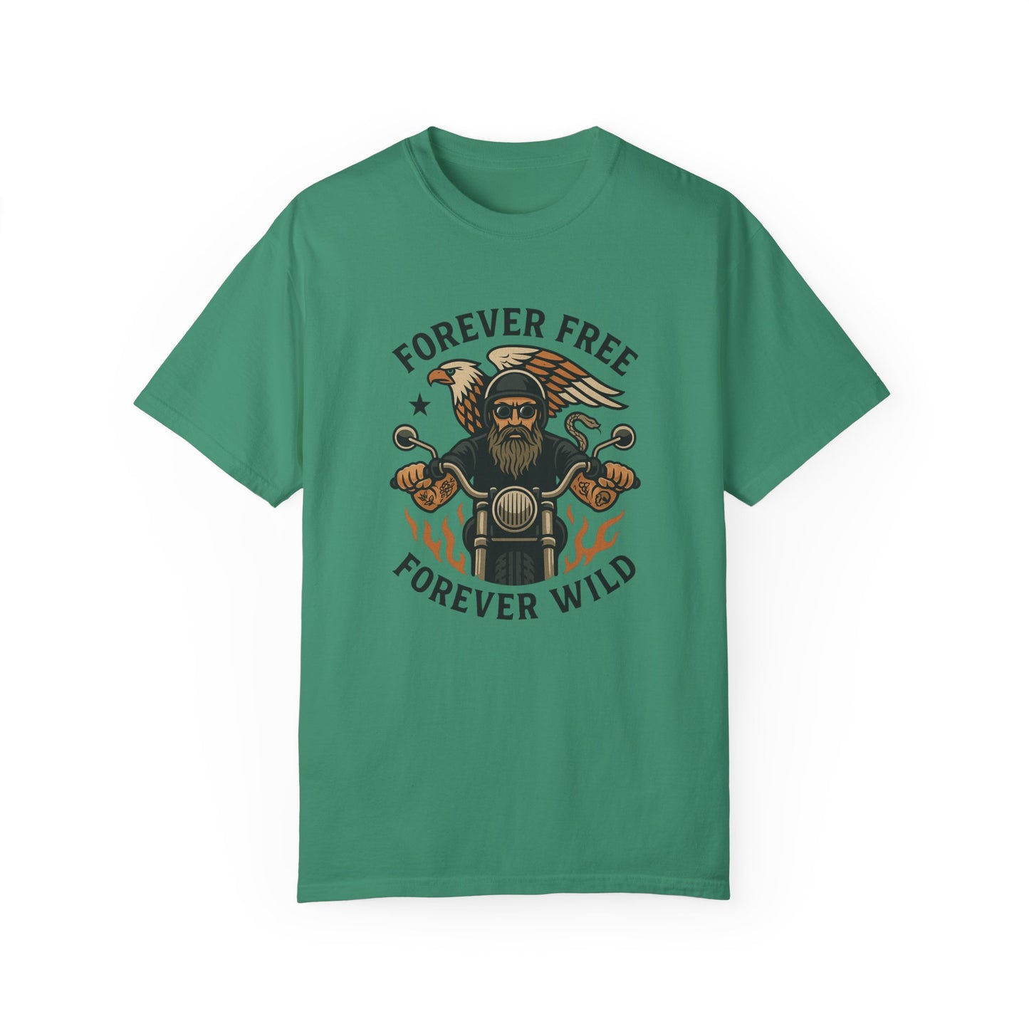Forever Free Wild Unisex Garment-Dyed T-Shirt