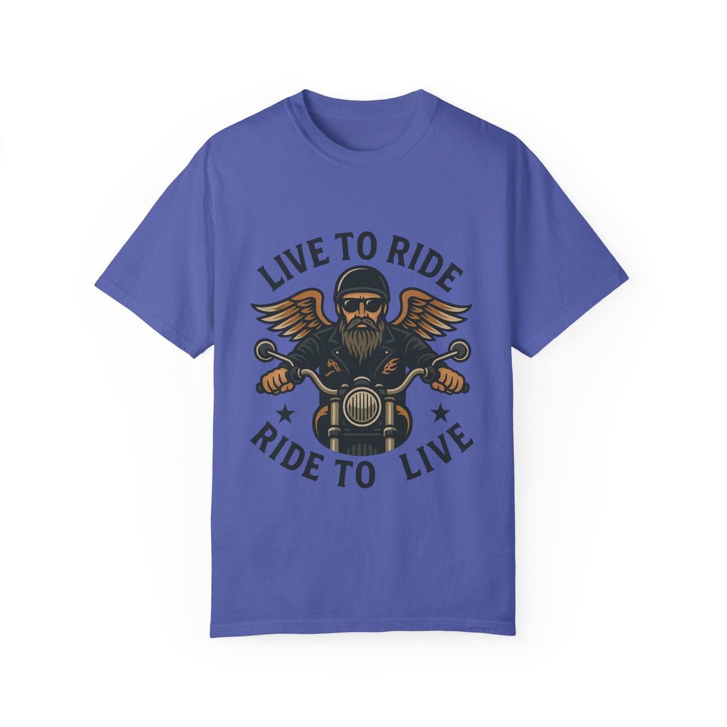 Live to Ride Motorcycle Unisex T-Shirt - Perfect for Bikers and Adventure Lovers