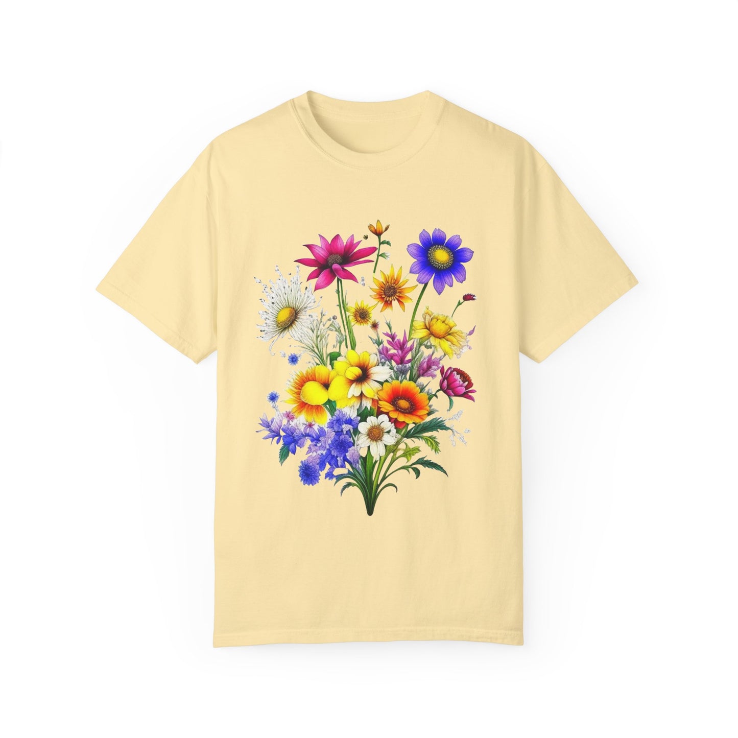 Floral Bouquet Unisex T-Shirt – Perfect for Spring Celebrations