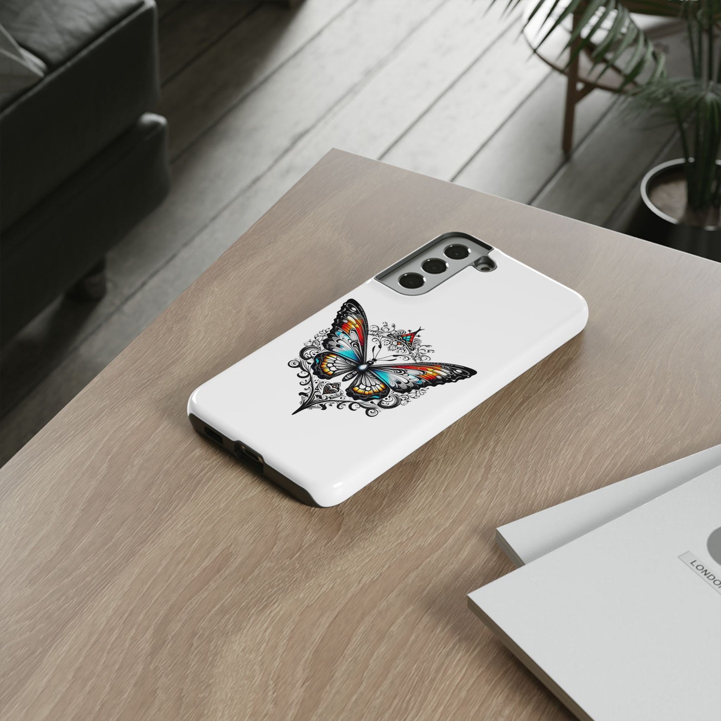 Butterfly Tough Case - Stylish Phone Protection