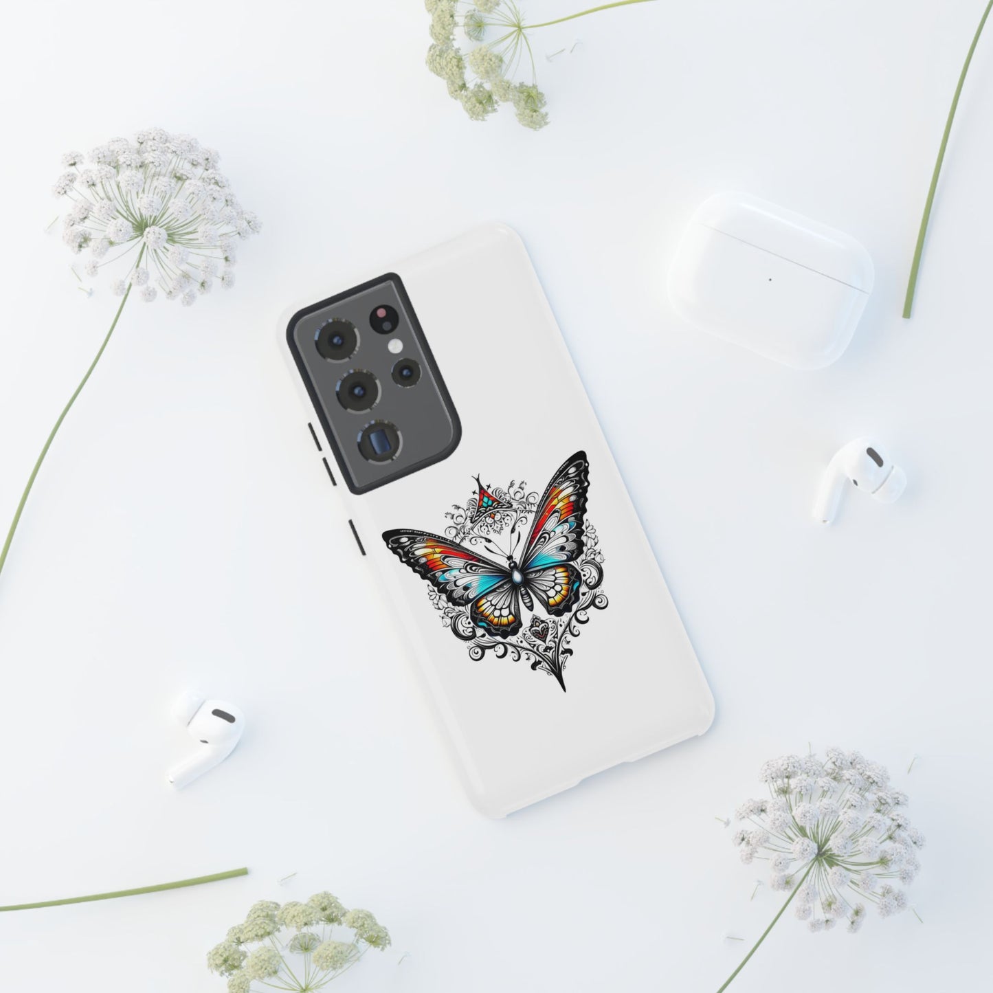 Butterfly Tough Case - Stylish Phone Protection