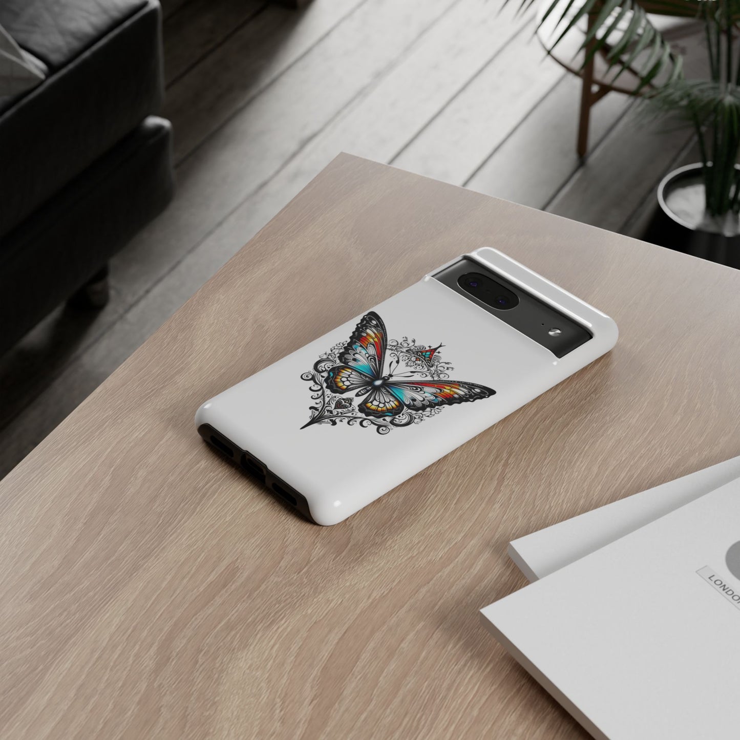Butterfly Tough Case - Stylish Phone Protection