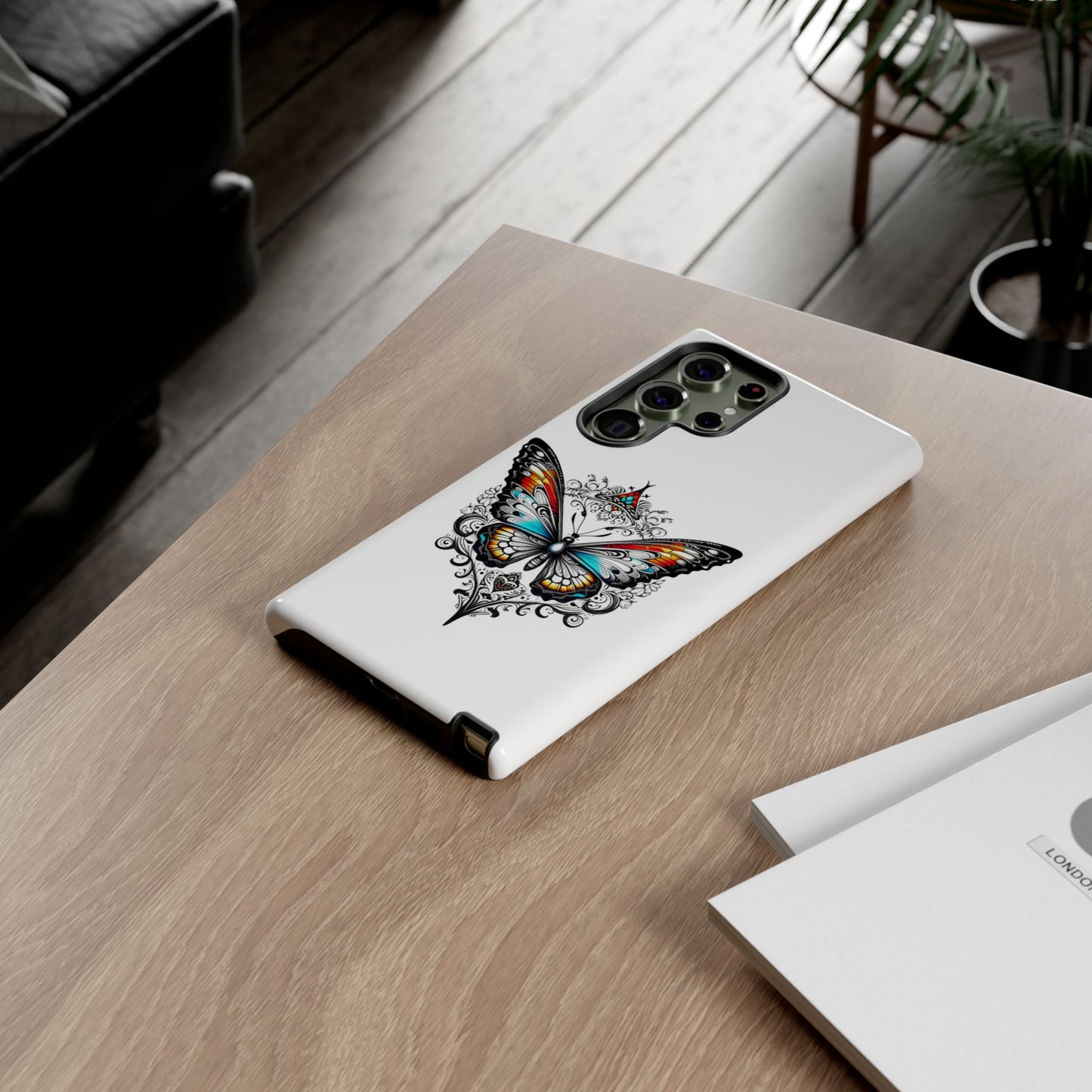 Butterfly Tough Case - Stylish Phone Protection