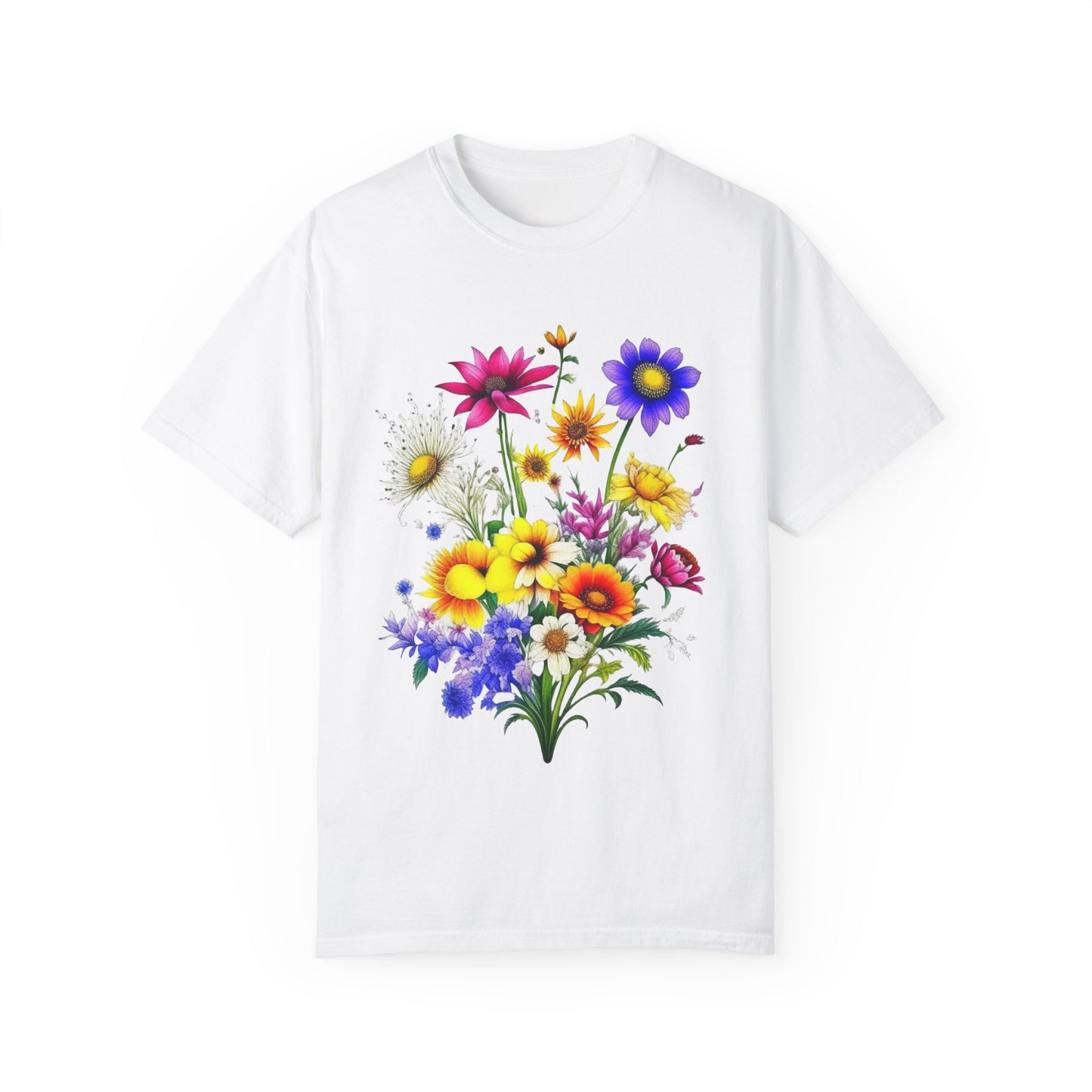 Floral Bouquet Unisex T-Shirt – Perfect for Spring Celebrations