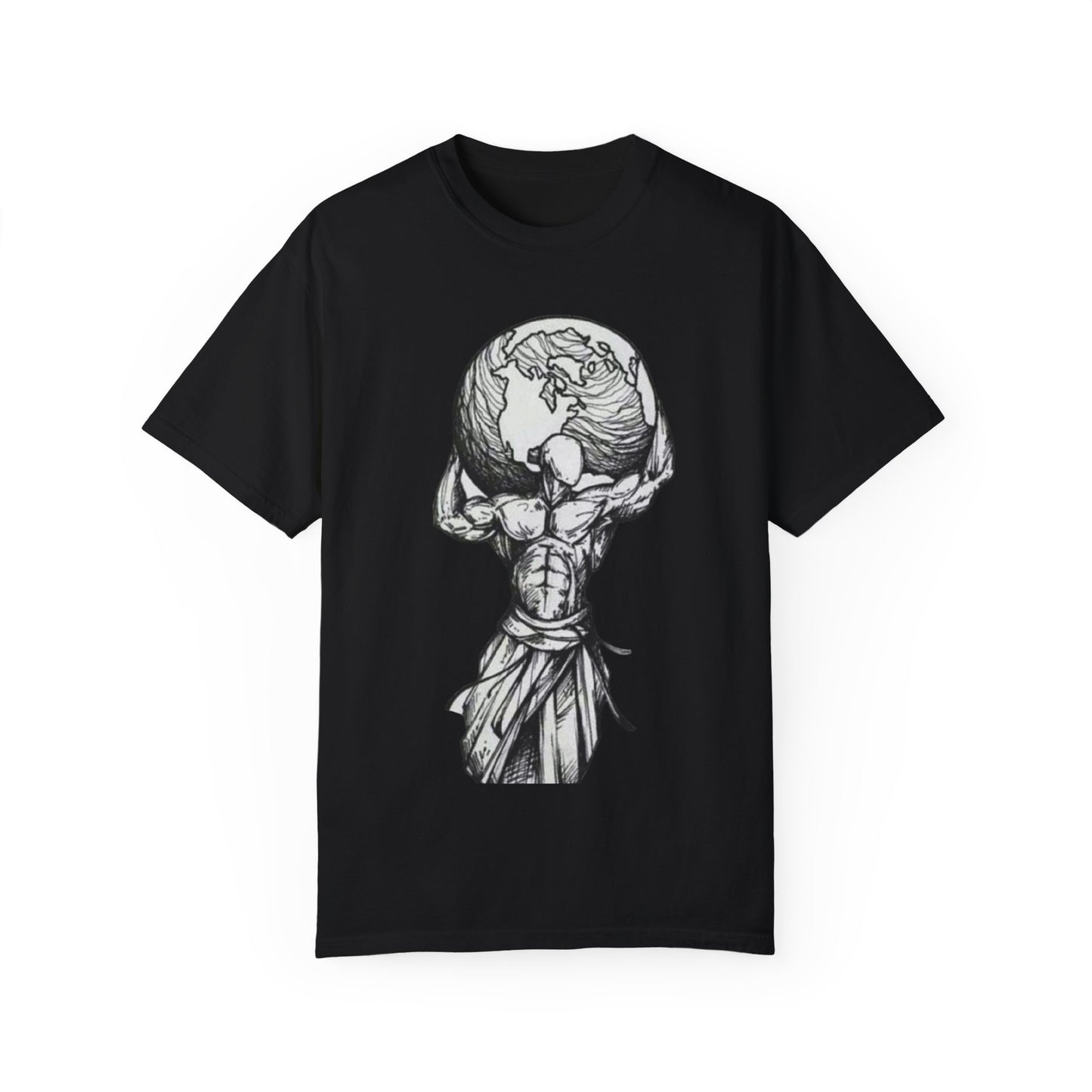 Atlas Earth Graphic Unisex T-Shirt - Comfortable Casual Wear for Nature Lovers