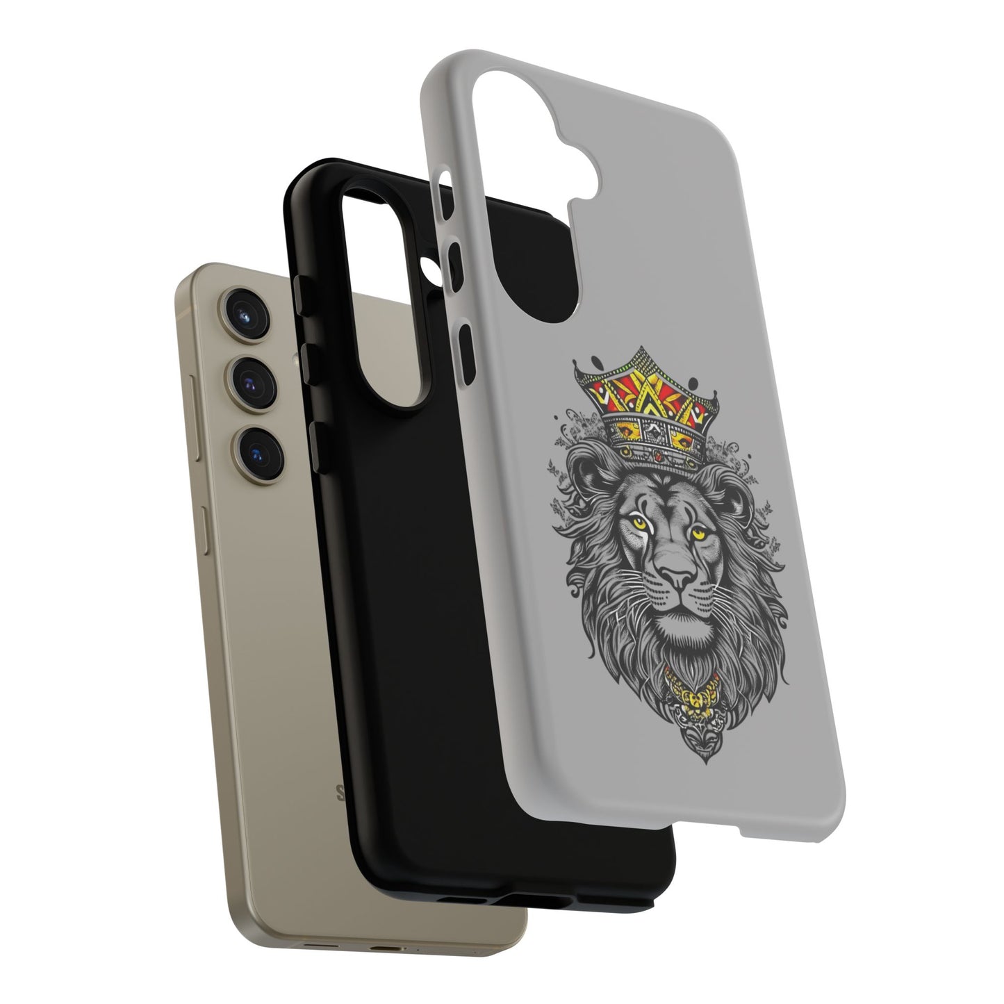 Lion King Phone Case - Tough Cases with Royal Crown Design