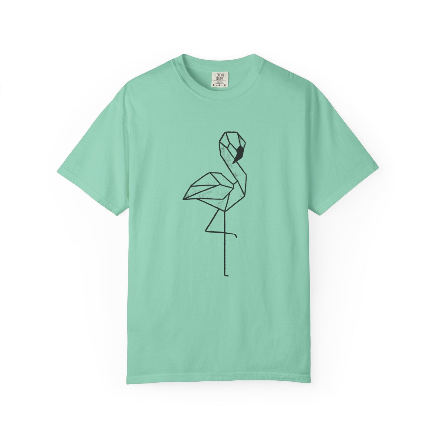Flamingo Origami Unisex T-shirt