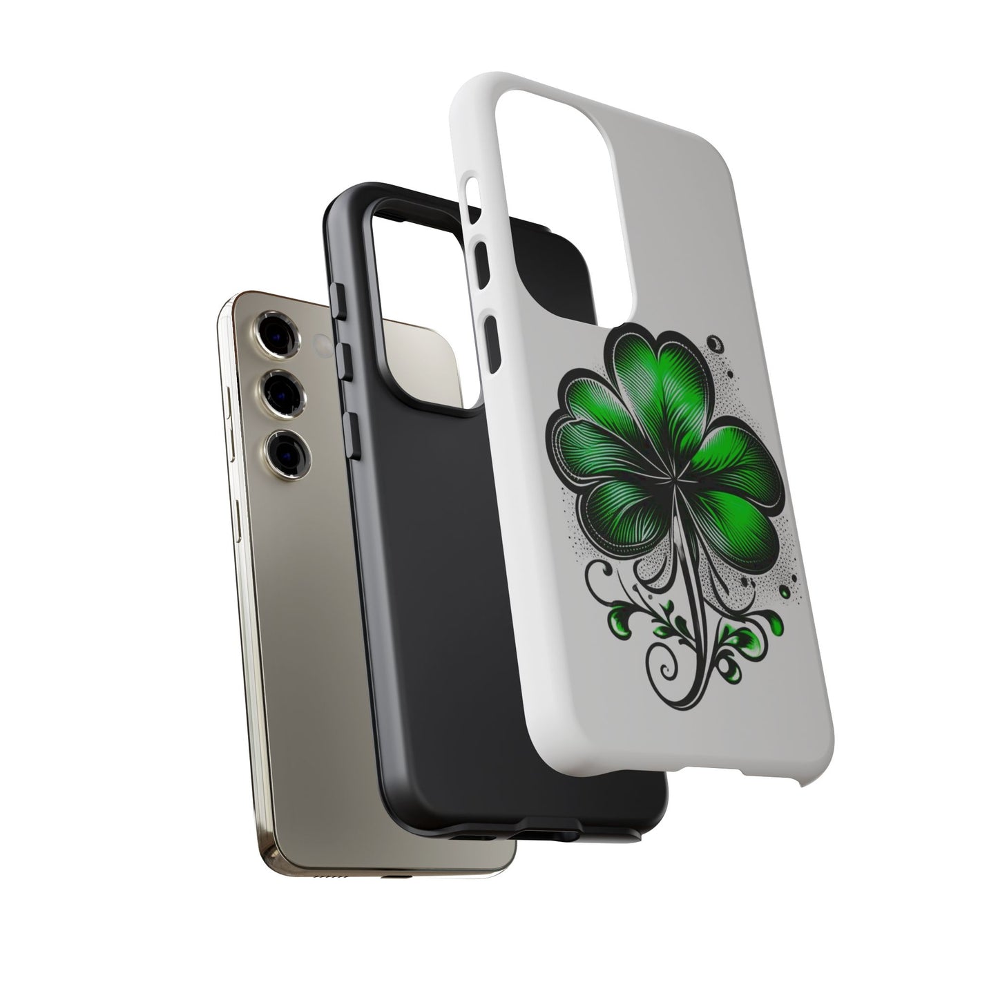 St. Patrick's Day Shamrock Phone Case - Tough & Stylish