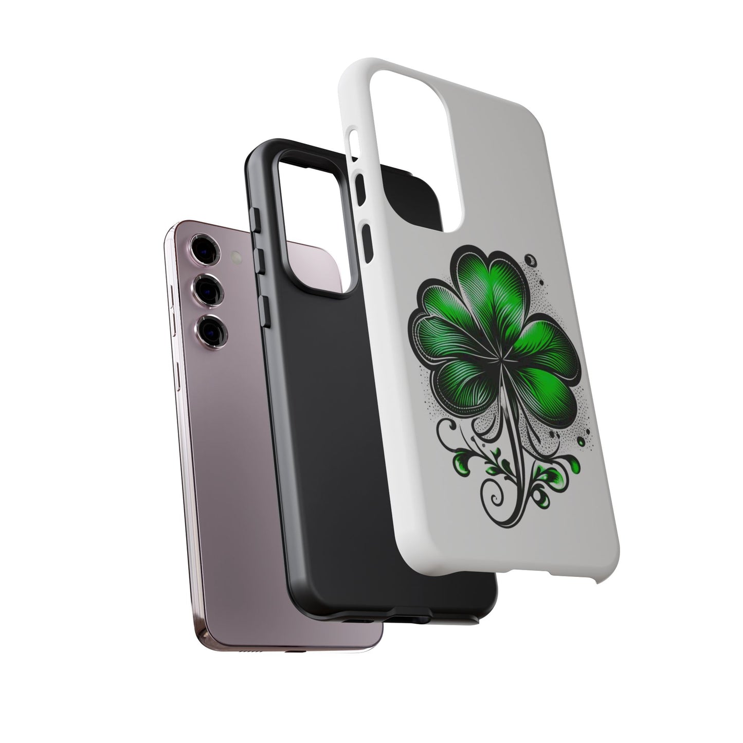 St. Patrick's Day Shamrock Phone Case - Tough & Stylish