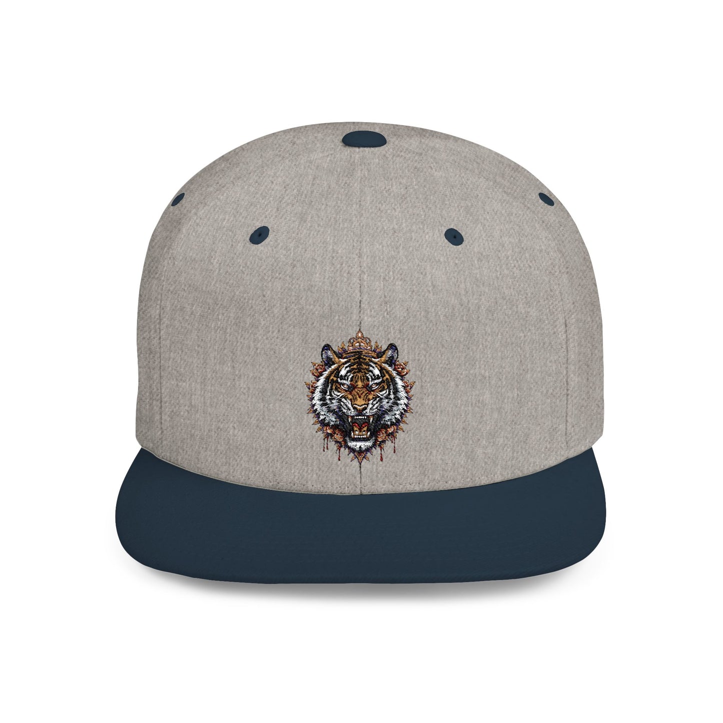 Flat Bill Snapback-Traditional tiger
