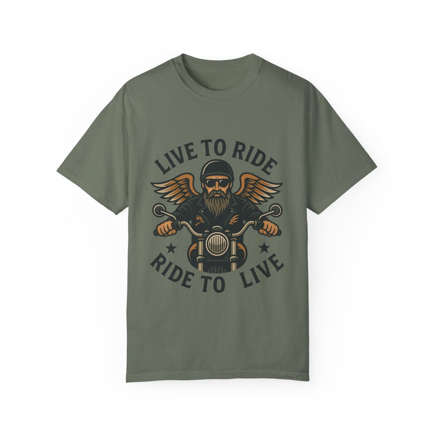 Live to Ride Motorcycle Unisex T-Shirt - Perfect for Bikers and Adventure Lovers