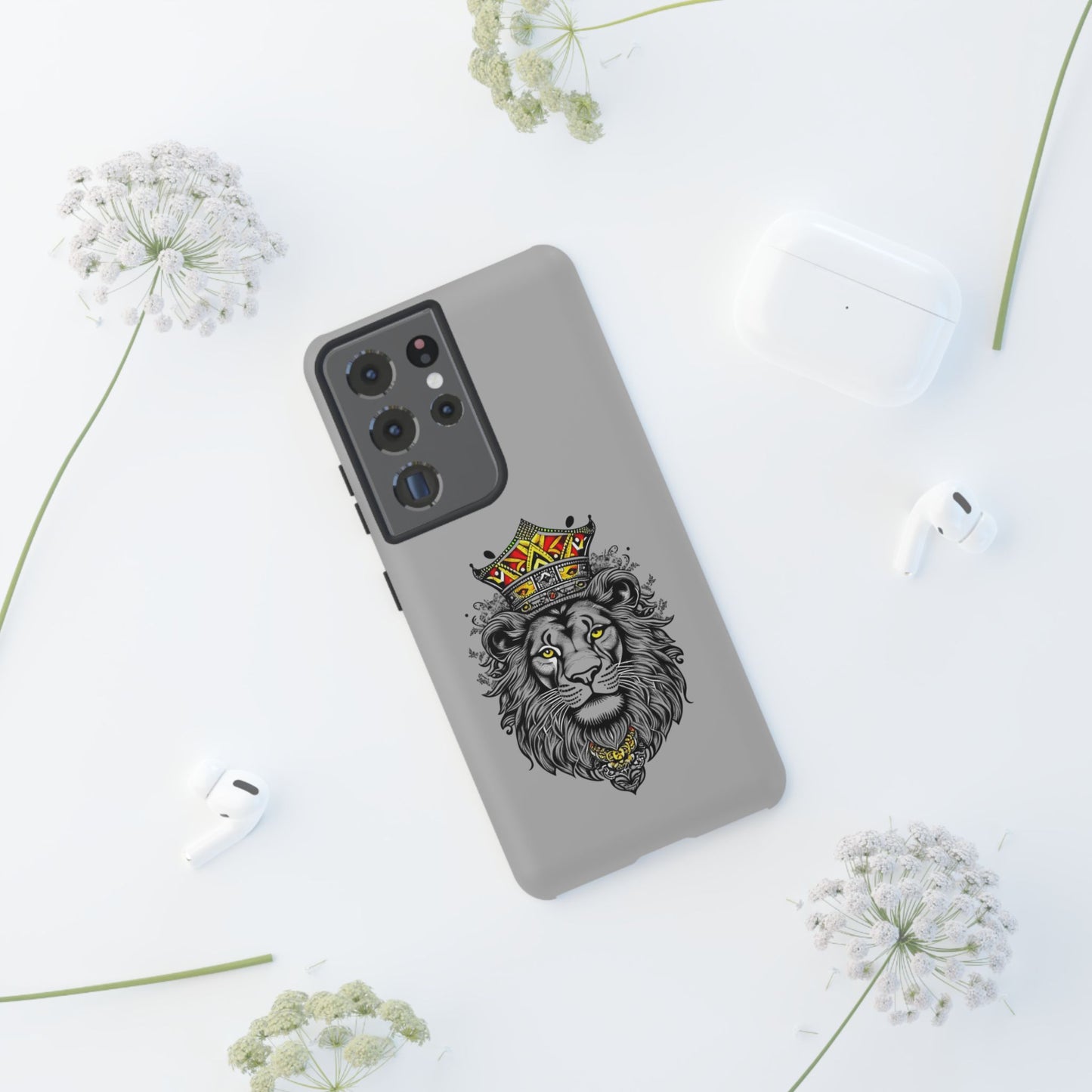 Lion King Phone Case - Tough Cases with Royal Crown Design