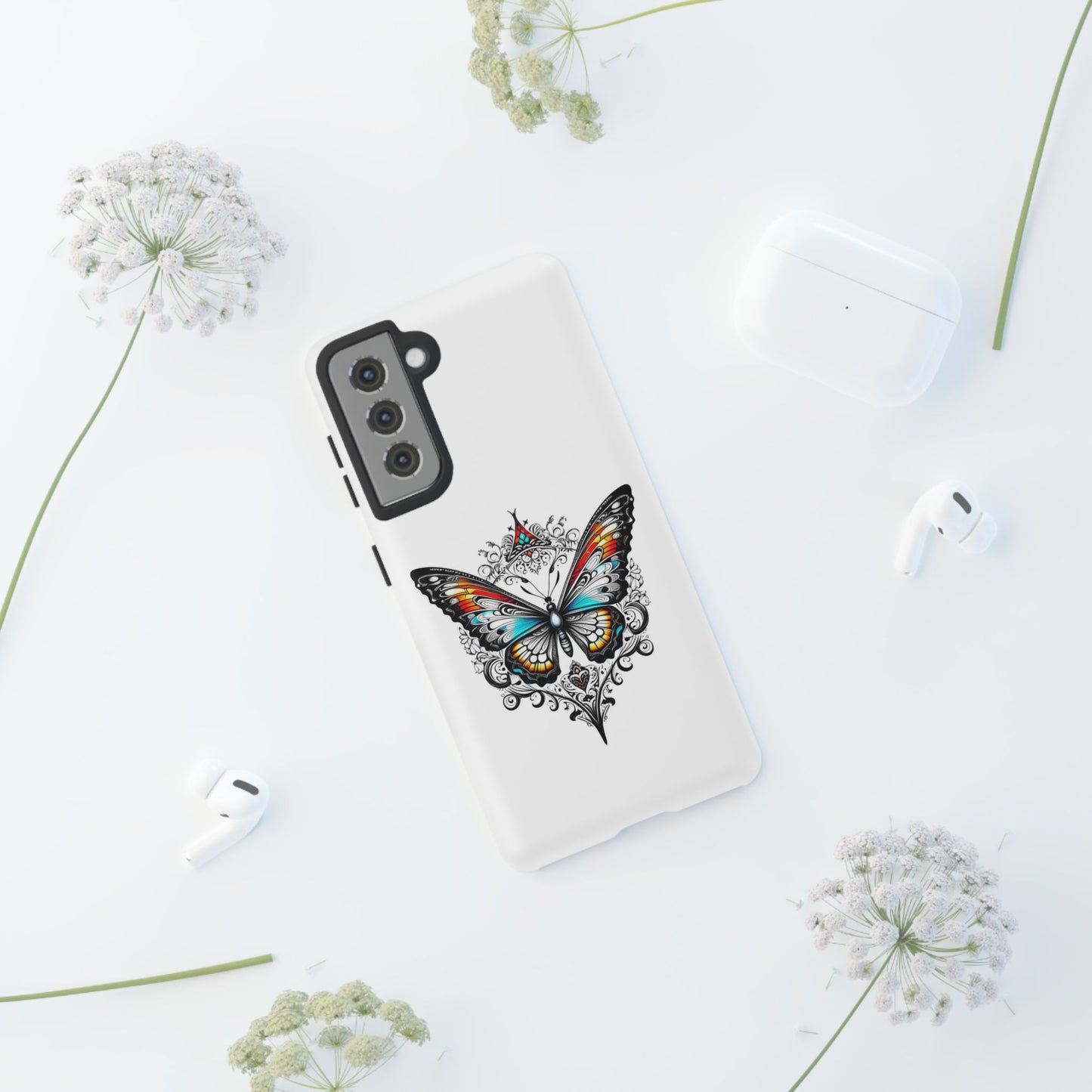 Butterfly Tough Case - Stylish Phone Protection