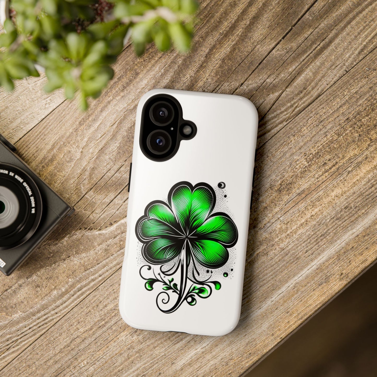 St. Patrick's Day Shamrock Phone Case - Tough & Stylish