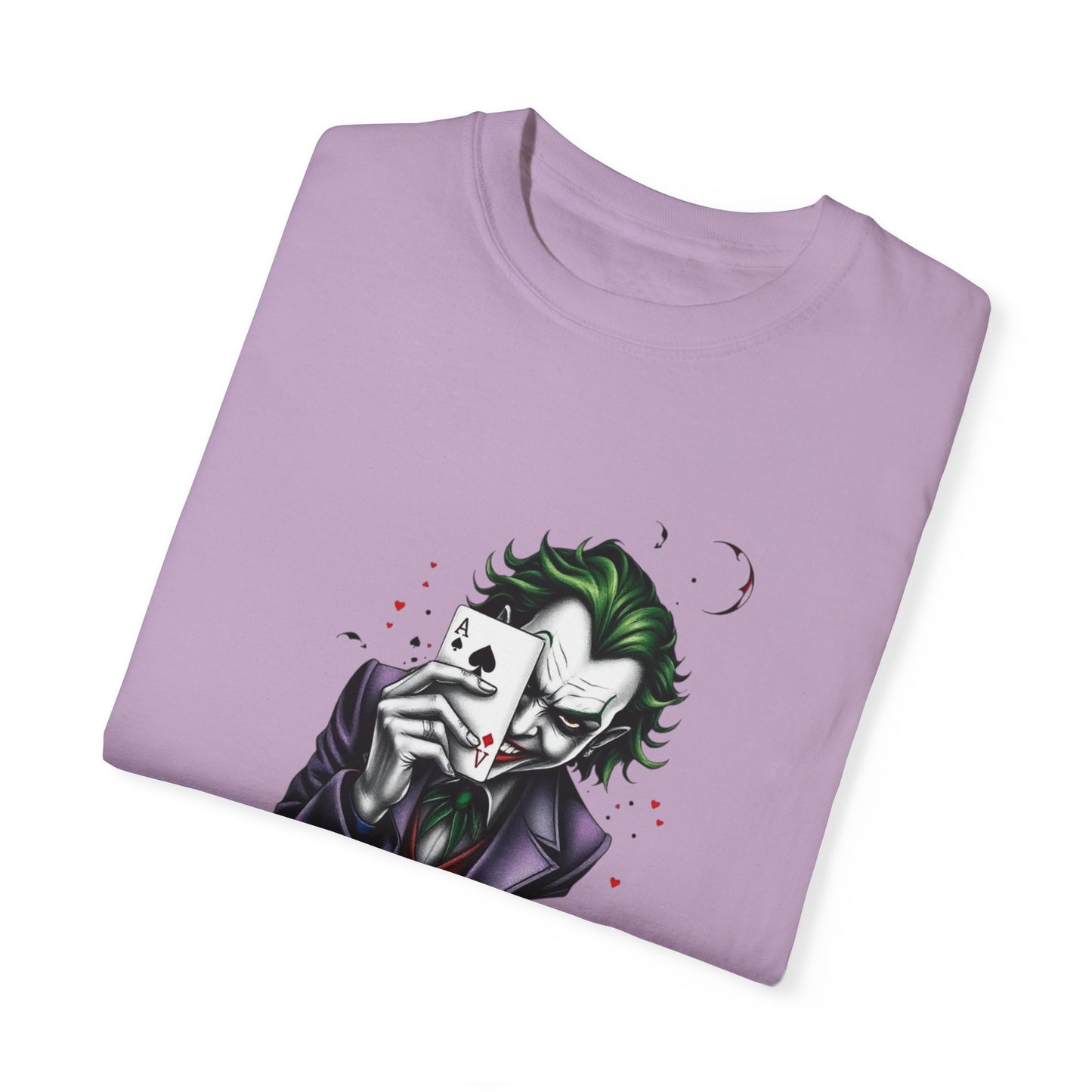 "Joker T-Shirt – Bold Graphic Tee for DC Comics & Supervillain Fans"