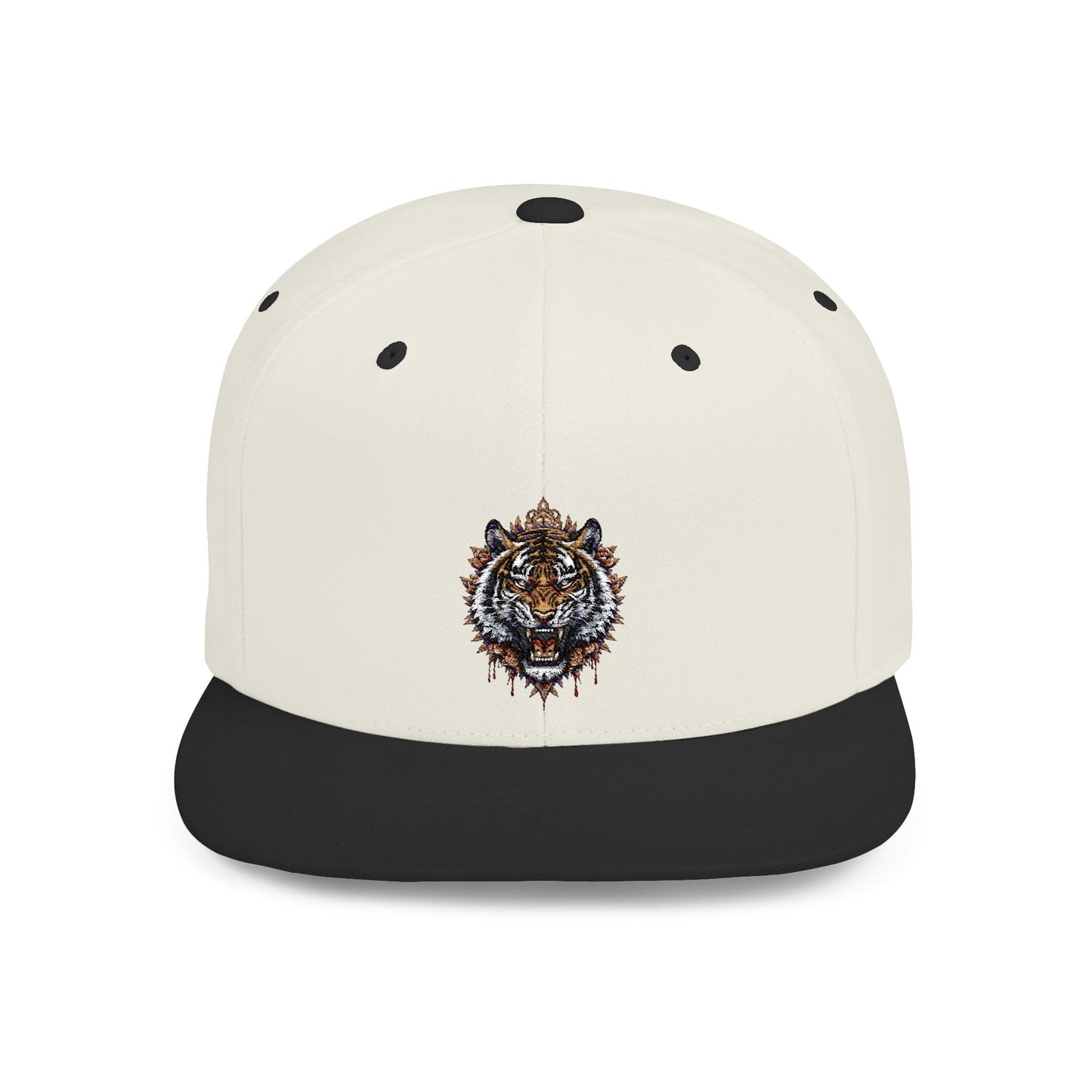 Flat Bill Snapback-Traditional tiger