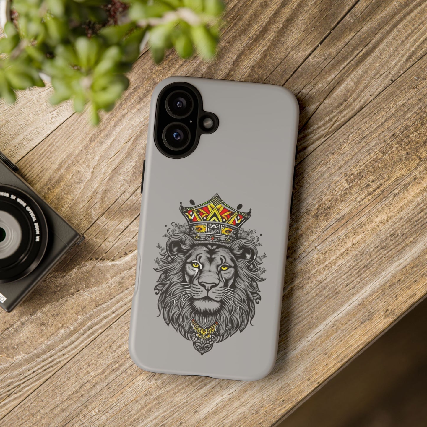 Lion King Phone Case - Tough Cases with Royal Crown Design