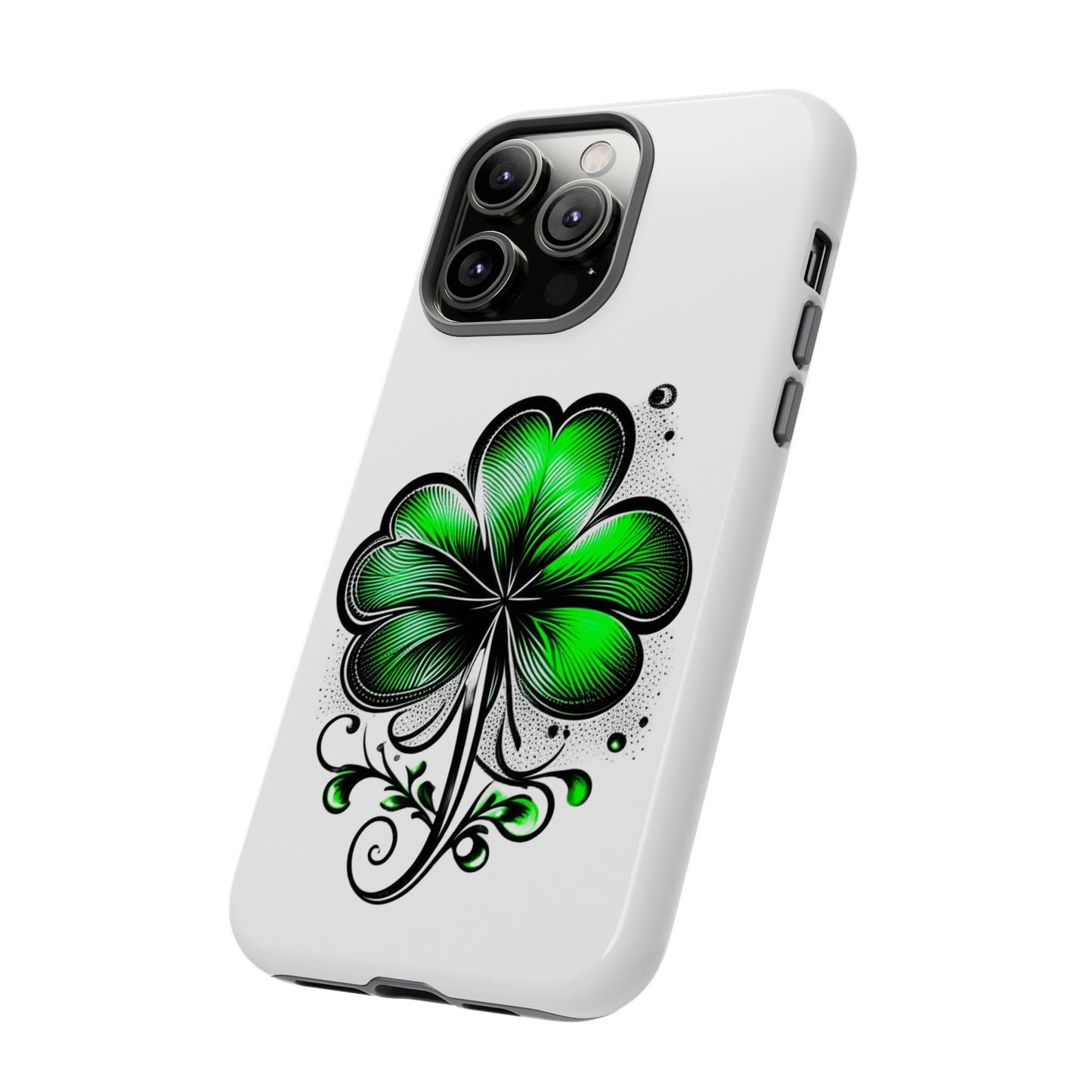 St. Patrick's Day Shamrock Phone Case - Tough & Stylish