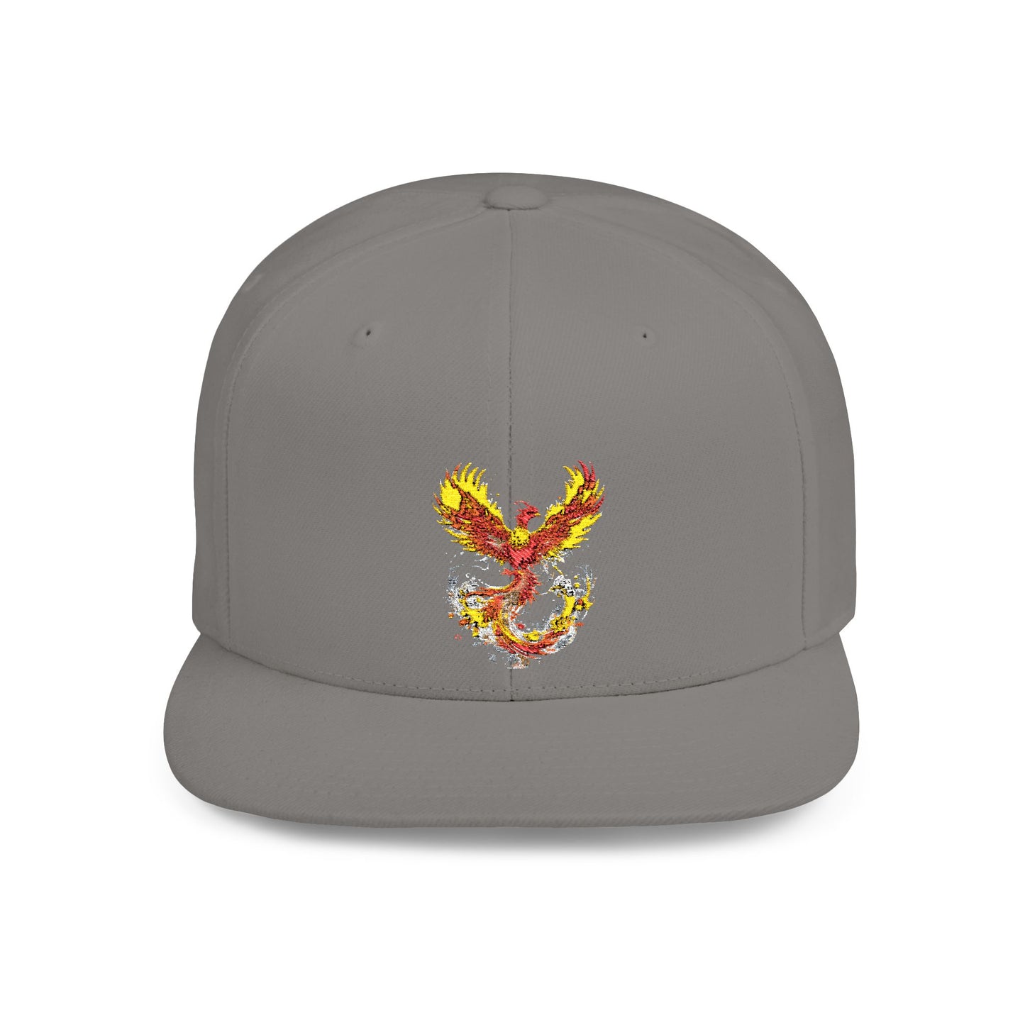 Phoenix Fire Flat Bill Snapback Hat - Stylish & Bold Cap for Trendsetters